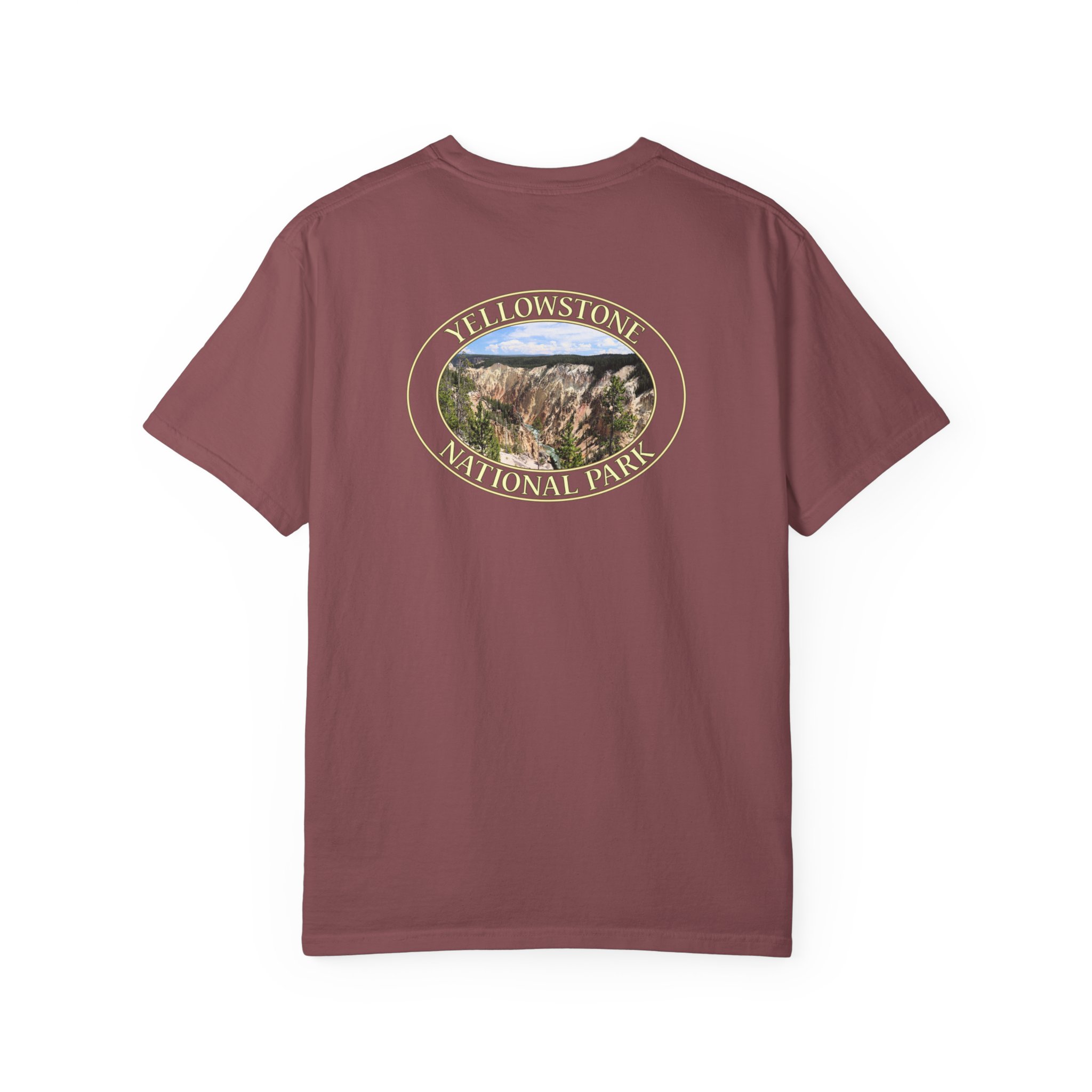 Grand Canyon of the Yellowstone Scenic Travel T-Shirt - Soft Garment-Dyed Heavyweight Tee for National Park Lovers - Image 10