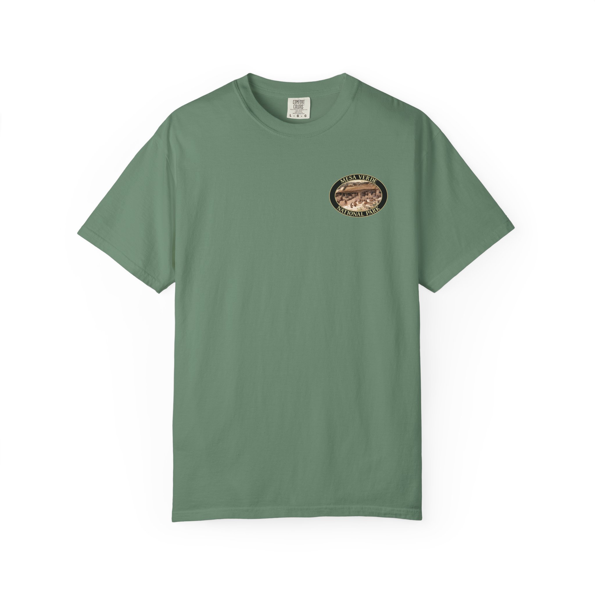 Cliff Palace at Mesa Verde National Park Scenic Photograph T-Shirt - Relaxed Fit, Garment Dyed Heavyweight Travel Tee - Image 13