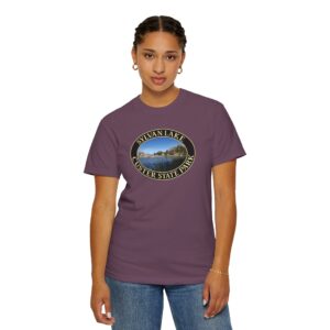 Sylvan Lake Scenic Landscape T-Shirt – Custer State Park South Dakota Nature Photography Garment-Dyed Heavyweight Tee for Outdoor Lovers