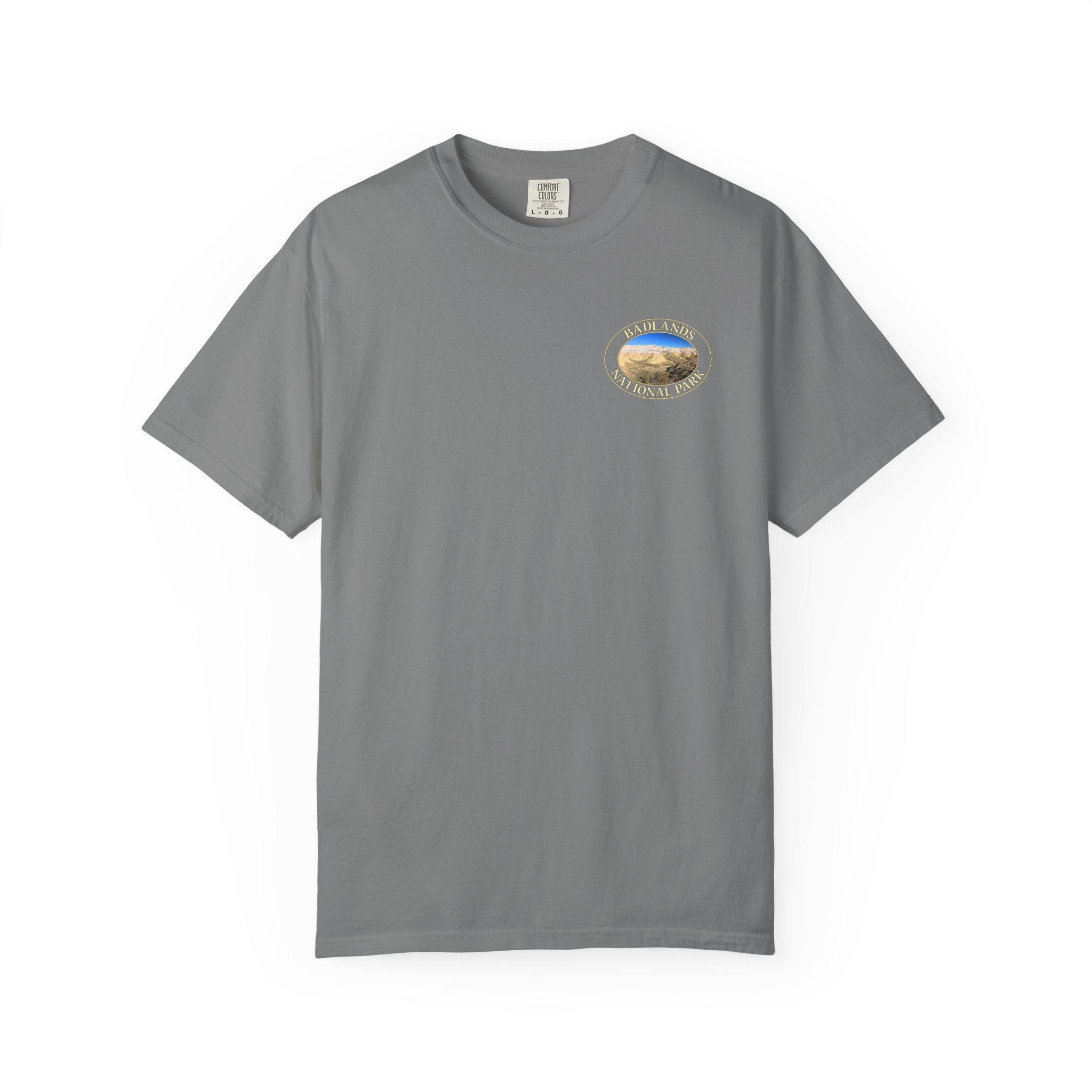 Yellow Mounds at Badlands National Park Scenic Garment-Dyed Heavyweight T-Shirt with Relaxed Fit - Image 13