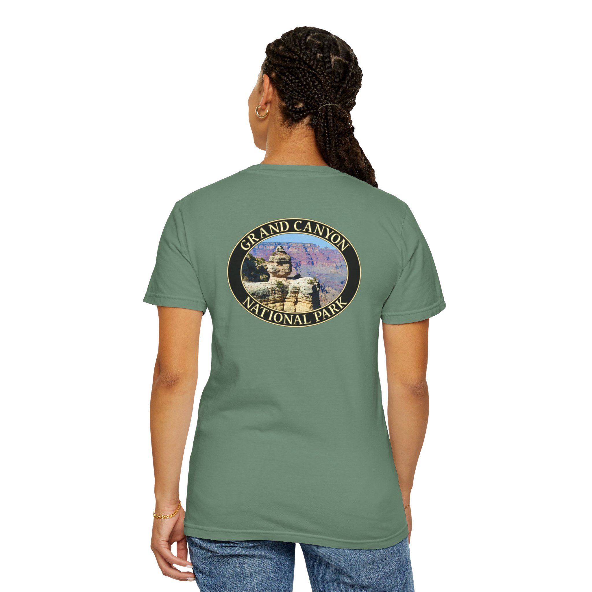 Duck Rock at Grand Canyon National Park Scenic T-Shirt - Relaxed Fit, Garment Dyed Heavyweight Travel Tee - Image 16
