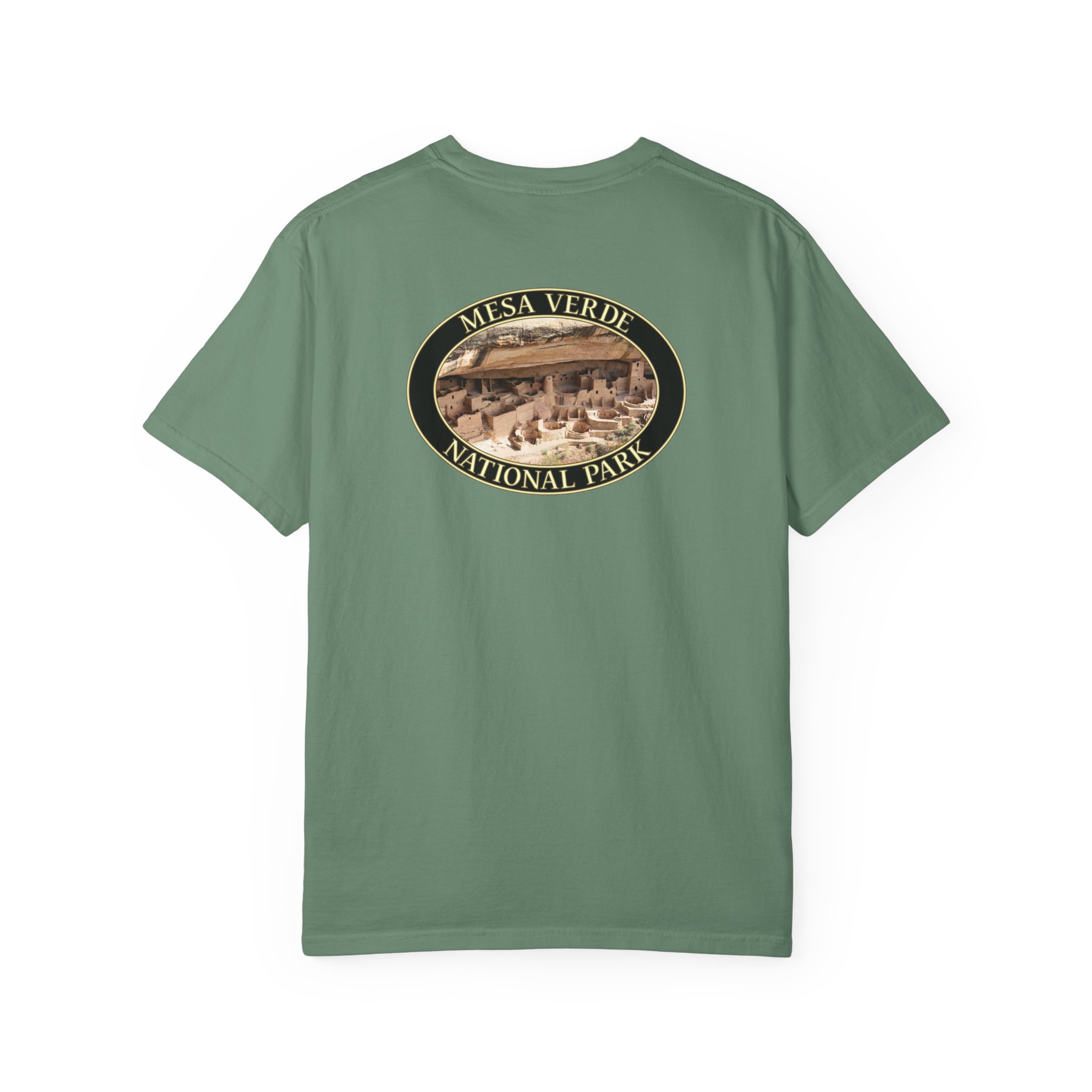 Cliff Palace at Mesa Verde National Park Scenic Photograph T-Shirt - Relaxed Fit, Garment Dyed Heavyweight Travel Tee - Image 14