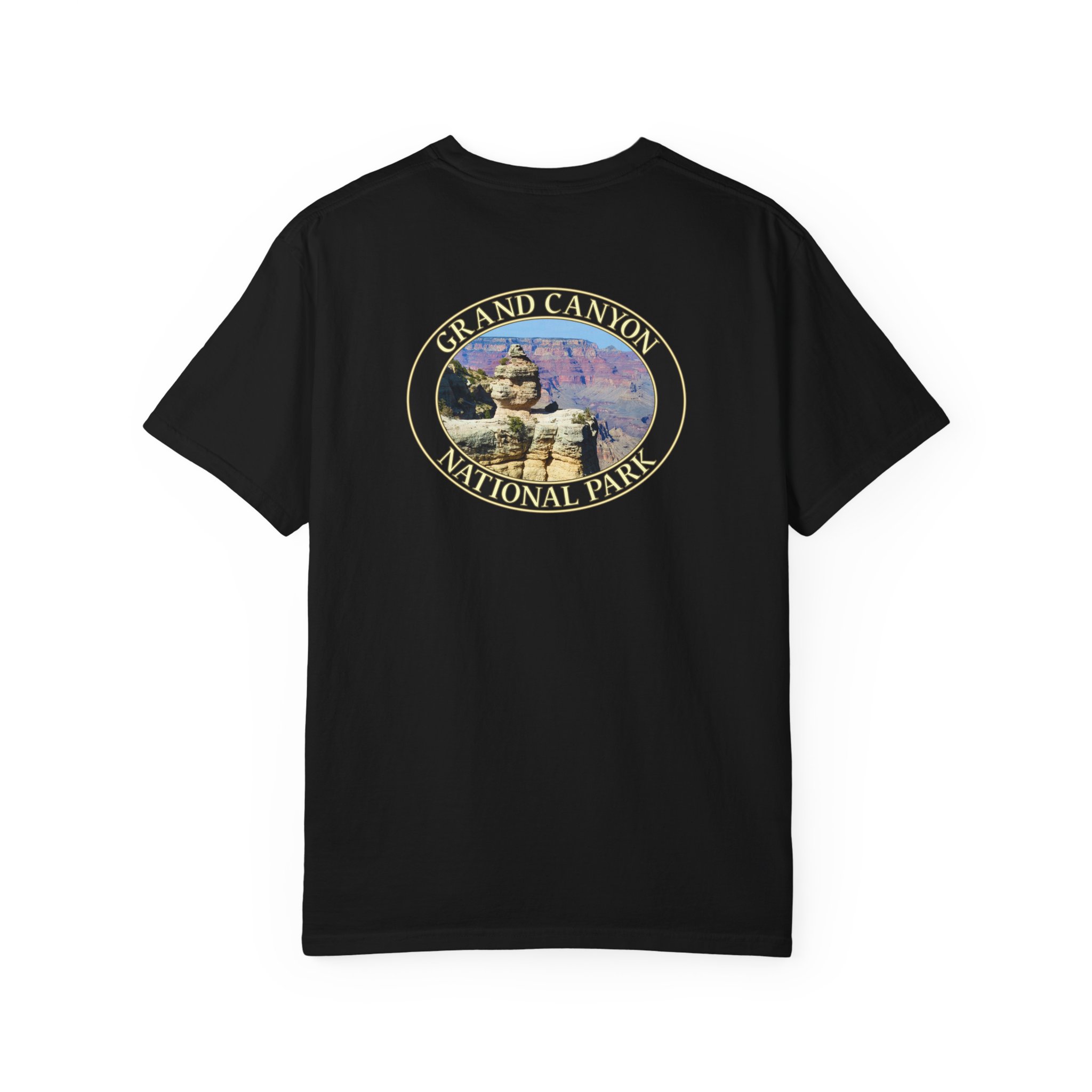 Duck Rock at Grand Canyon National Park Scenic T-Shirt - Relaxed Fit, Garment Dyed Heavyweight Travel Tee - Image 18
