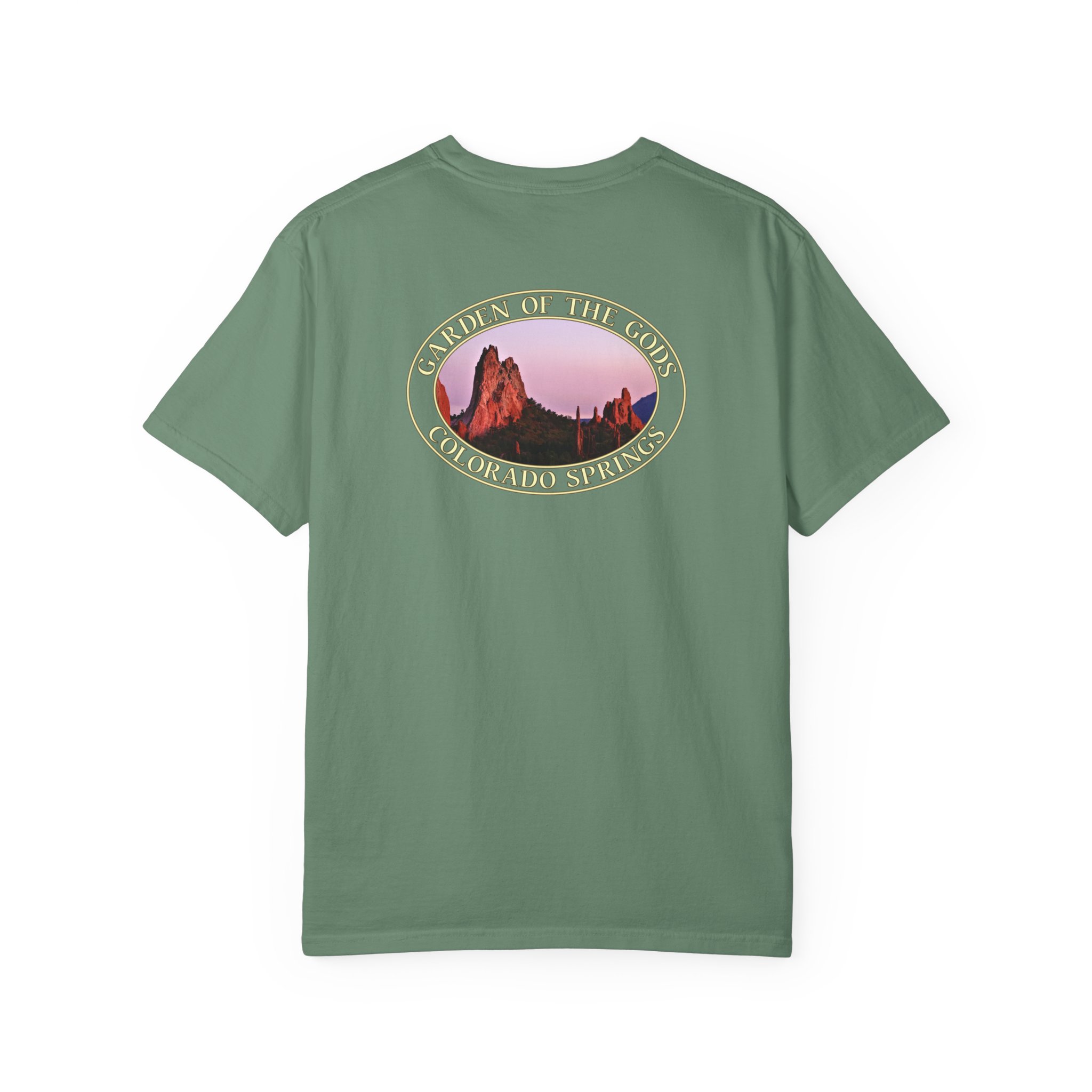 Unique Rock Formations at Garden of the Gods in Colorado Springs Scenic Garment-Dyed Heavyweight T-Shirt - Image 18