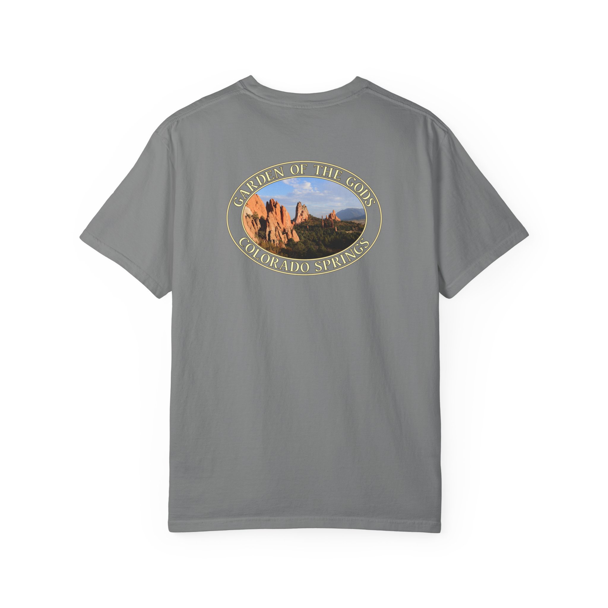 Unique Rock Formations at Garden of the Gods Colorado Springs Relaxed Fit Garment-Dyed Heavyweight T-Shirt - Image 14