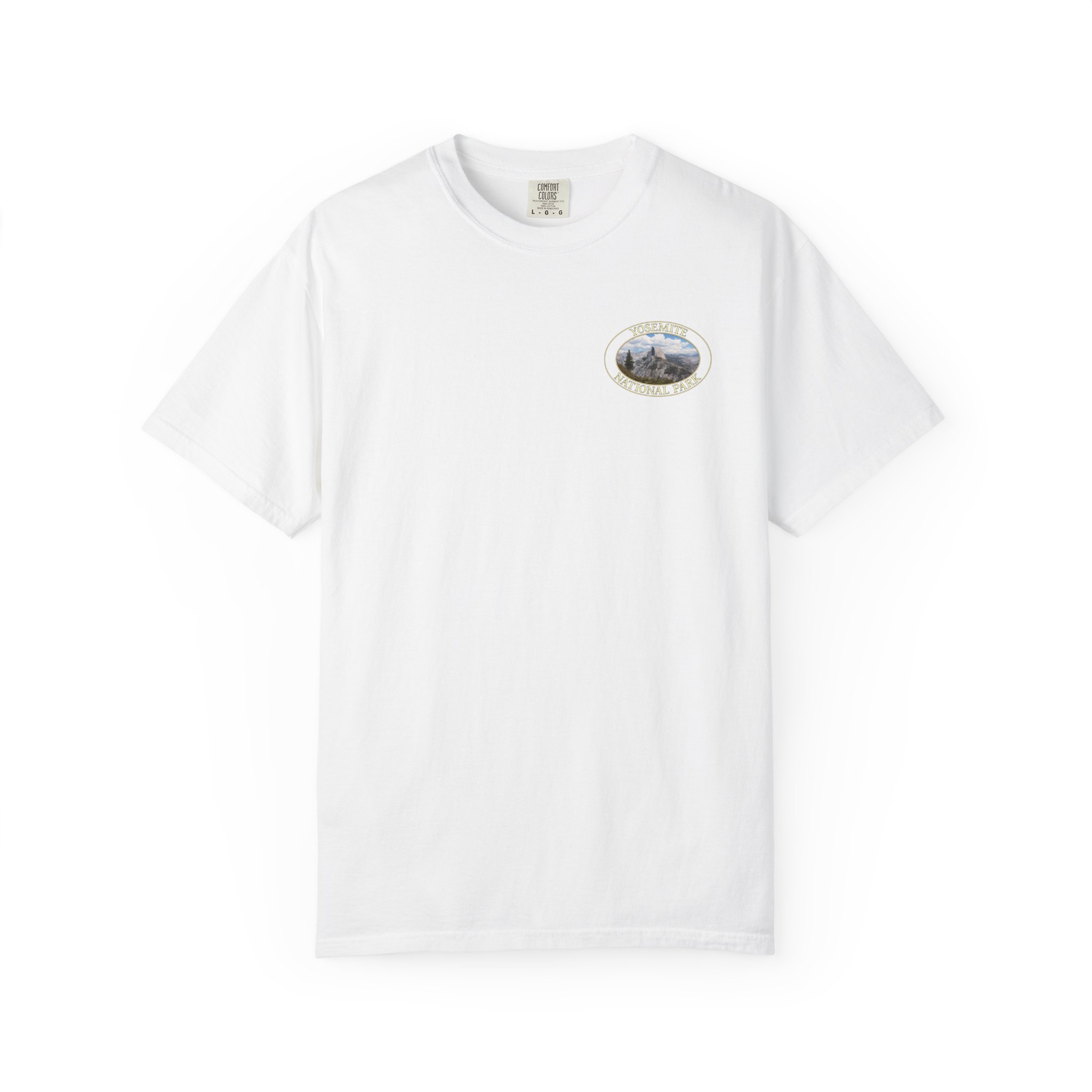 Half Dome Wide Angle Yosemite National Park T-Shirt - Premium Garment-Dyed Heavyweight Tee - Image 4