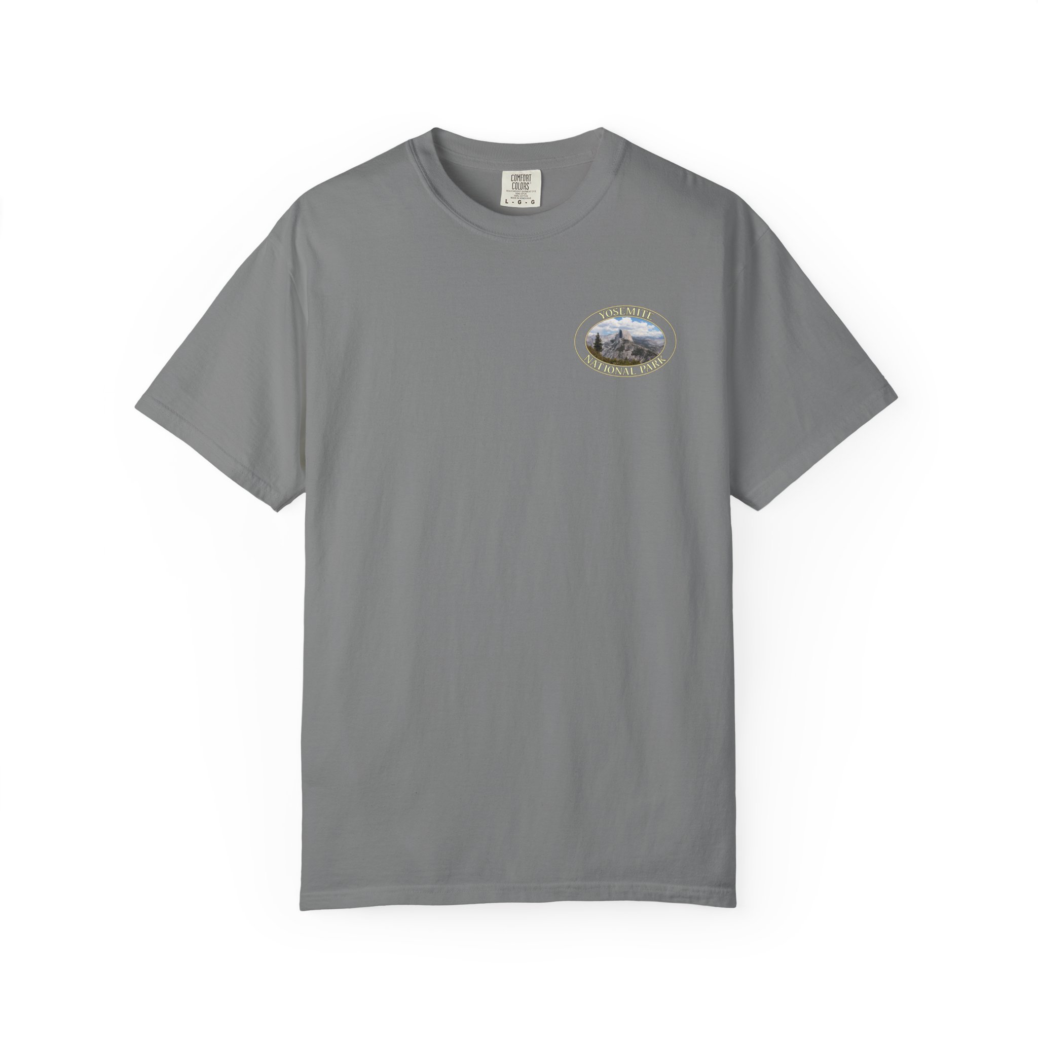 Half Dome Wide Angle Yosemite National Park T-Shirt - Premium Garment-Dyed Heavyweight Tee - Image 10