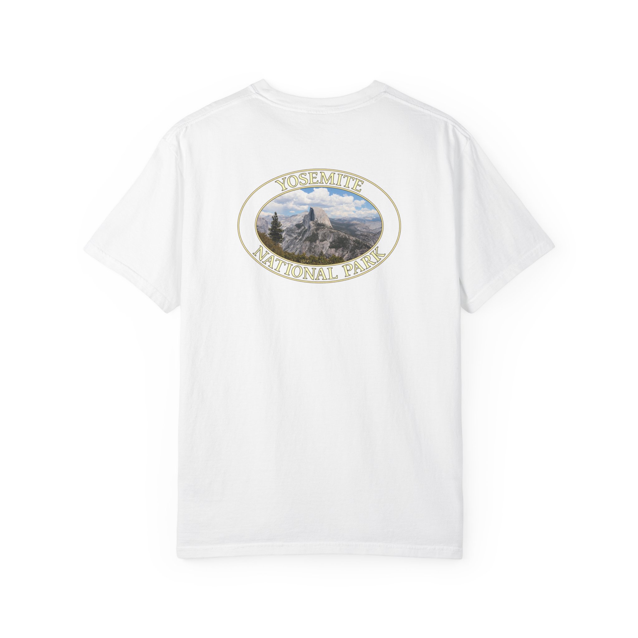 Half Dome Wide Angle Yosemite National Park T-Shirt - Premium Garment-Dyed Heavyweight Tee - Image 6