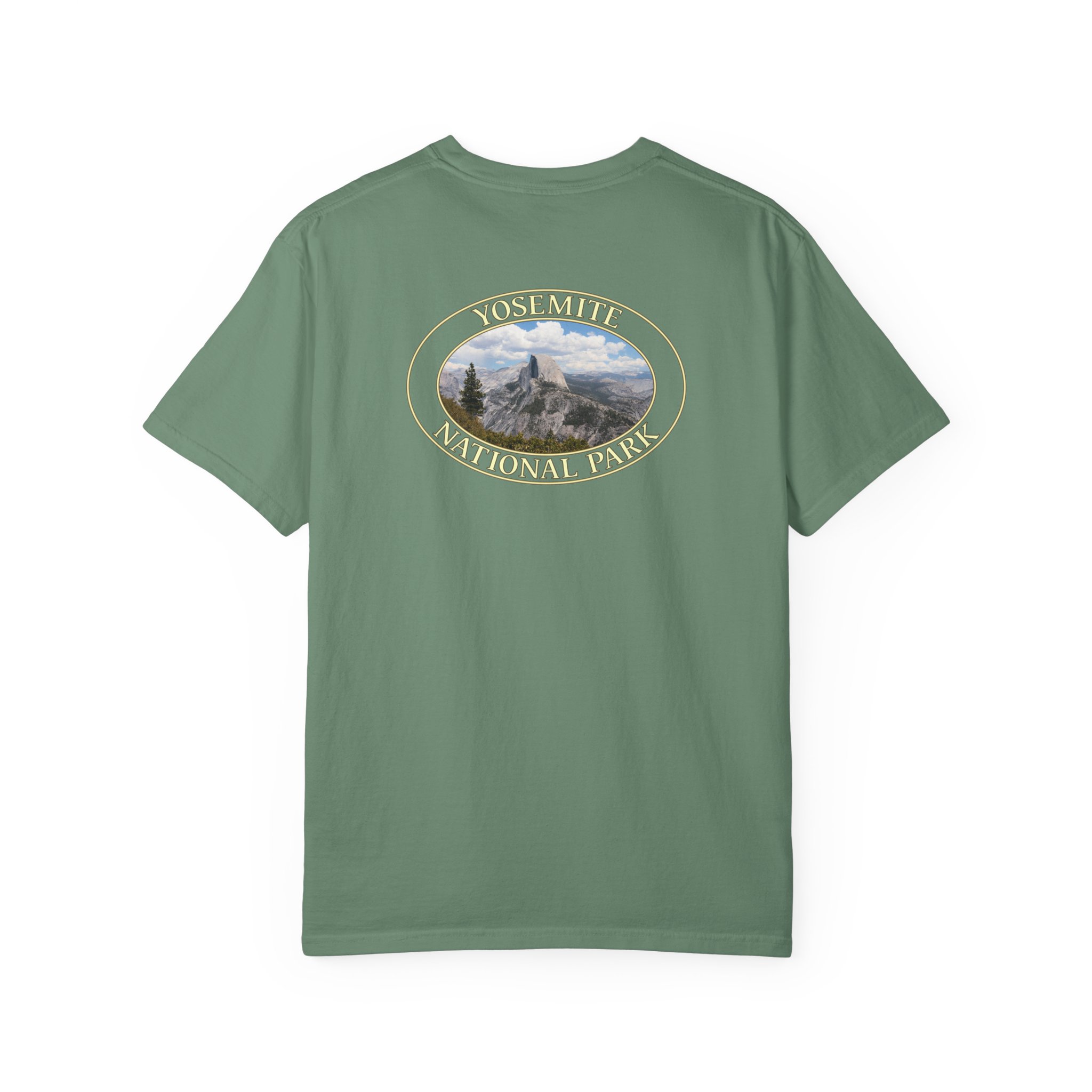 Half Dome Wide Angle Yosemite National Park T-Shirt - Premium Garment-Dyed Heavyweight Tee - Image 14