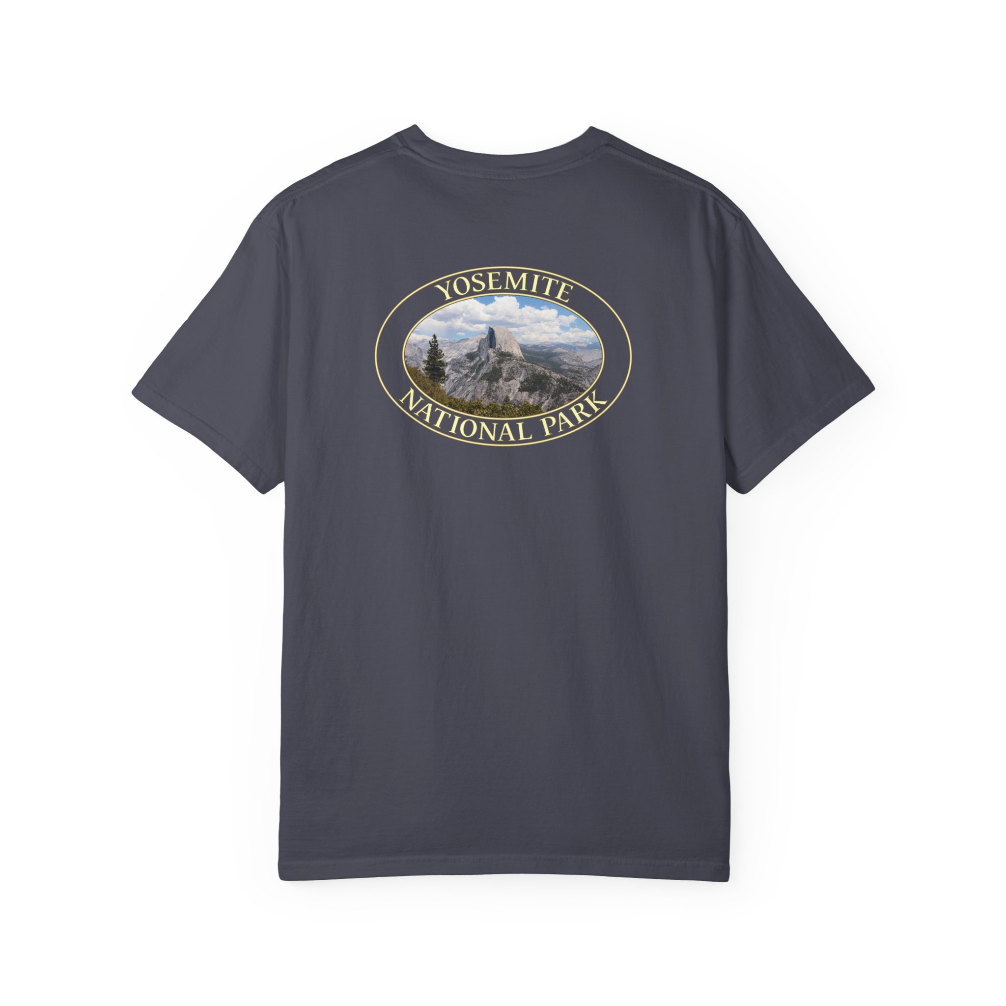 Half Dome Wide Angle Yosemite National Park T-Shirt - Premium Garment-Dyed Heavyweight Tee - Image 3
