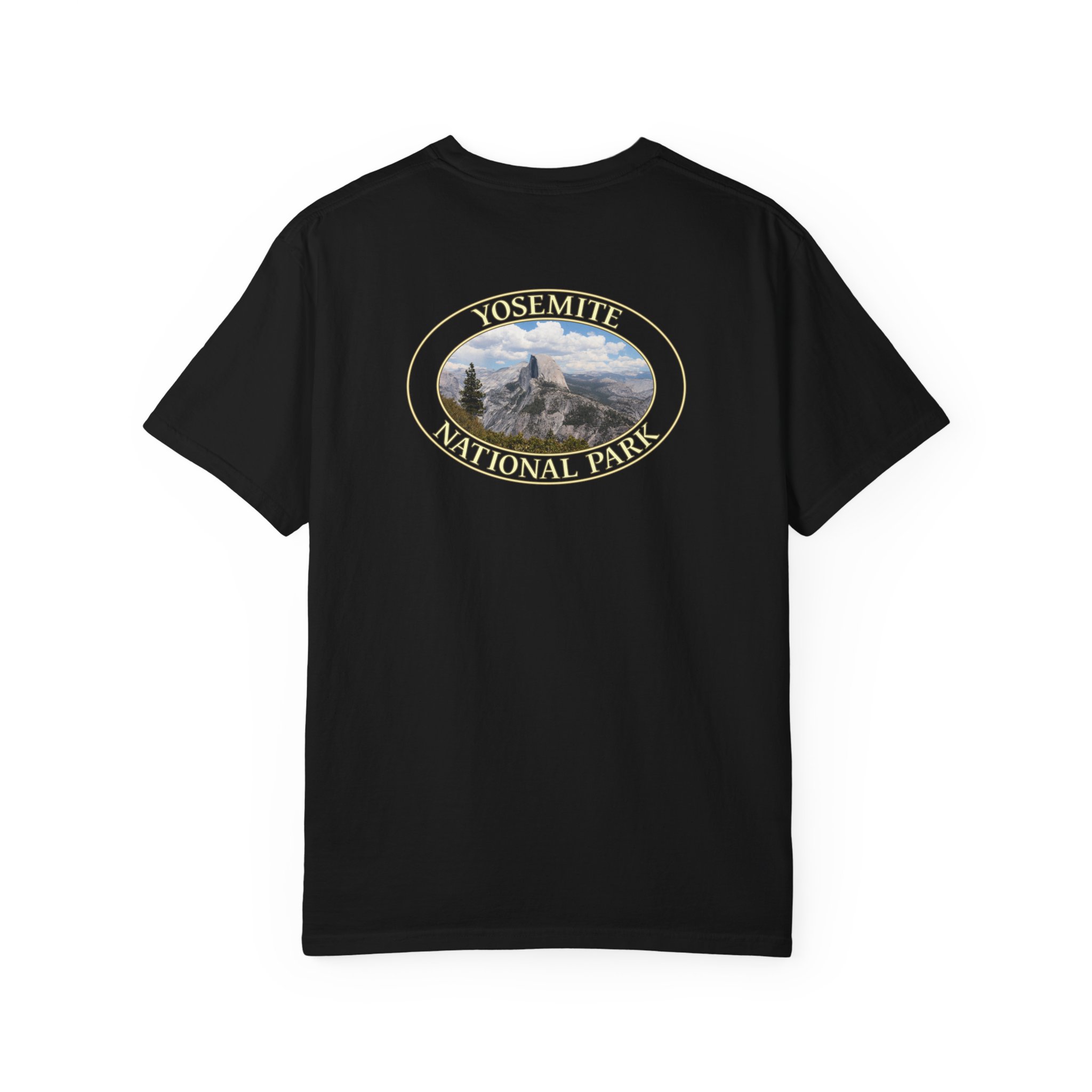 Half Dome Wide Angle Yosemite National Park T-Shirt - Premium Garment-Dyed Heavyweight Tee - Image 17