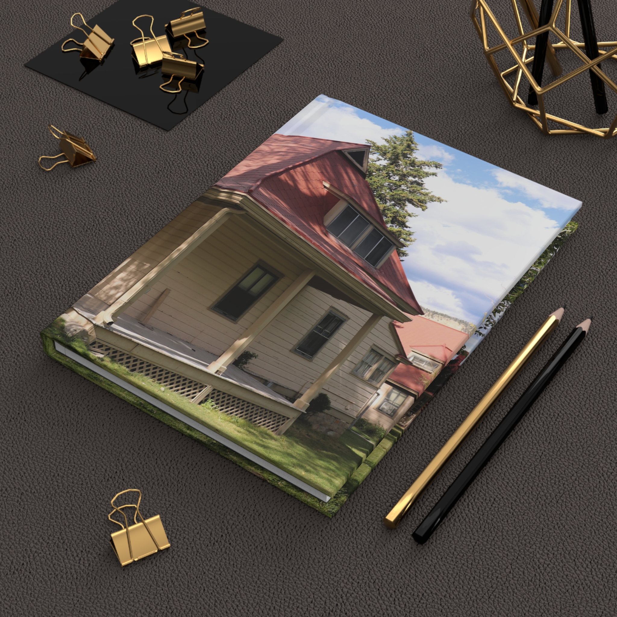 19th Century Building at Fort Yellowstone Hardcover Journal - Yellowstone National Park Inspired Travel Notebook with Premium Matte Cover - Image 6