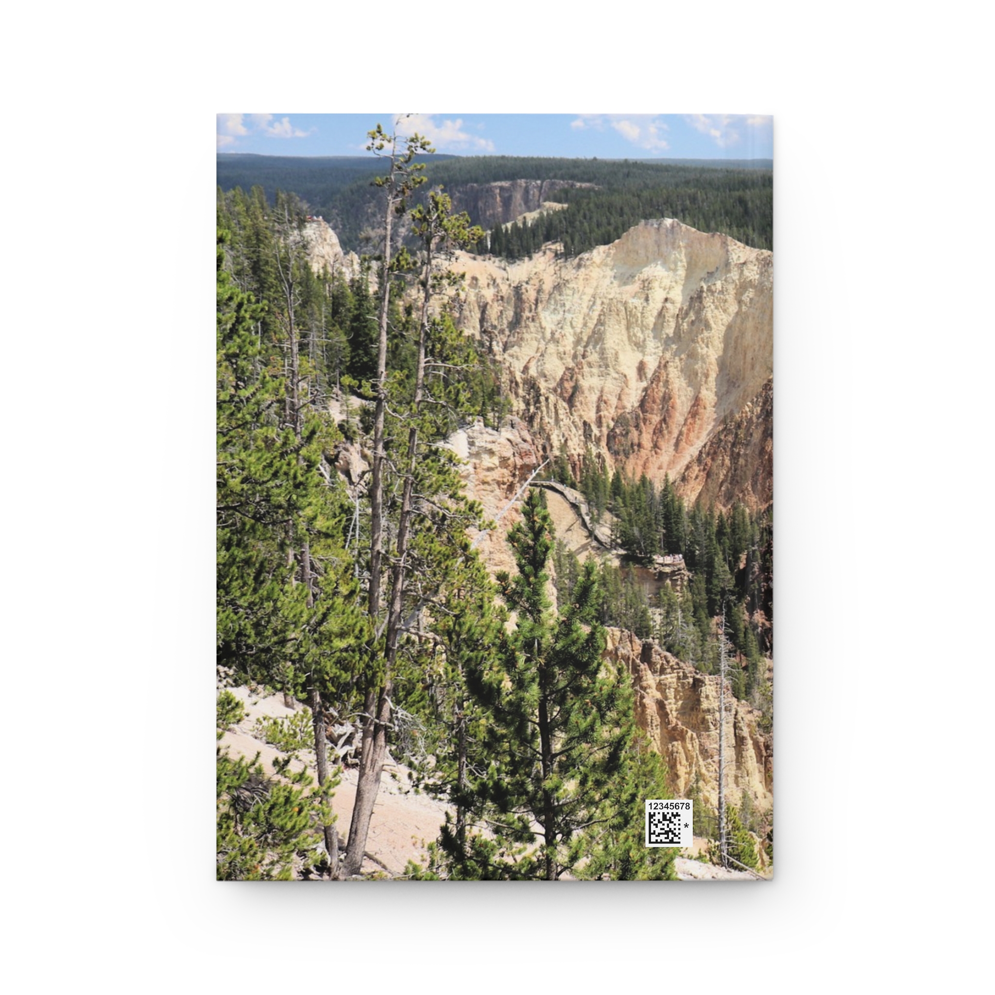 Grand Canyon of the Yellowstone Hardcover Journal, Scenic Yellowstone National Park Travel Notebook with 150 Lined Pages, Original Photography - Image 3