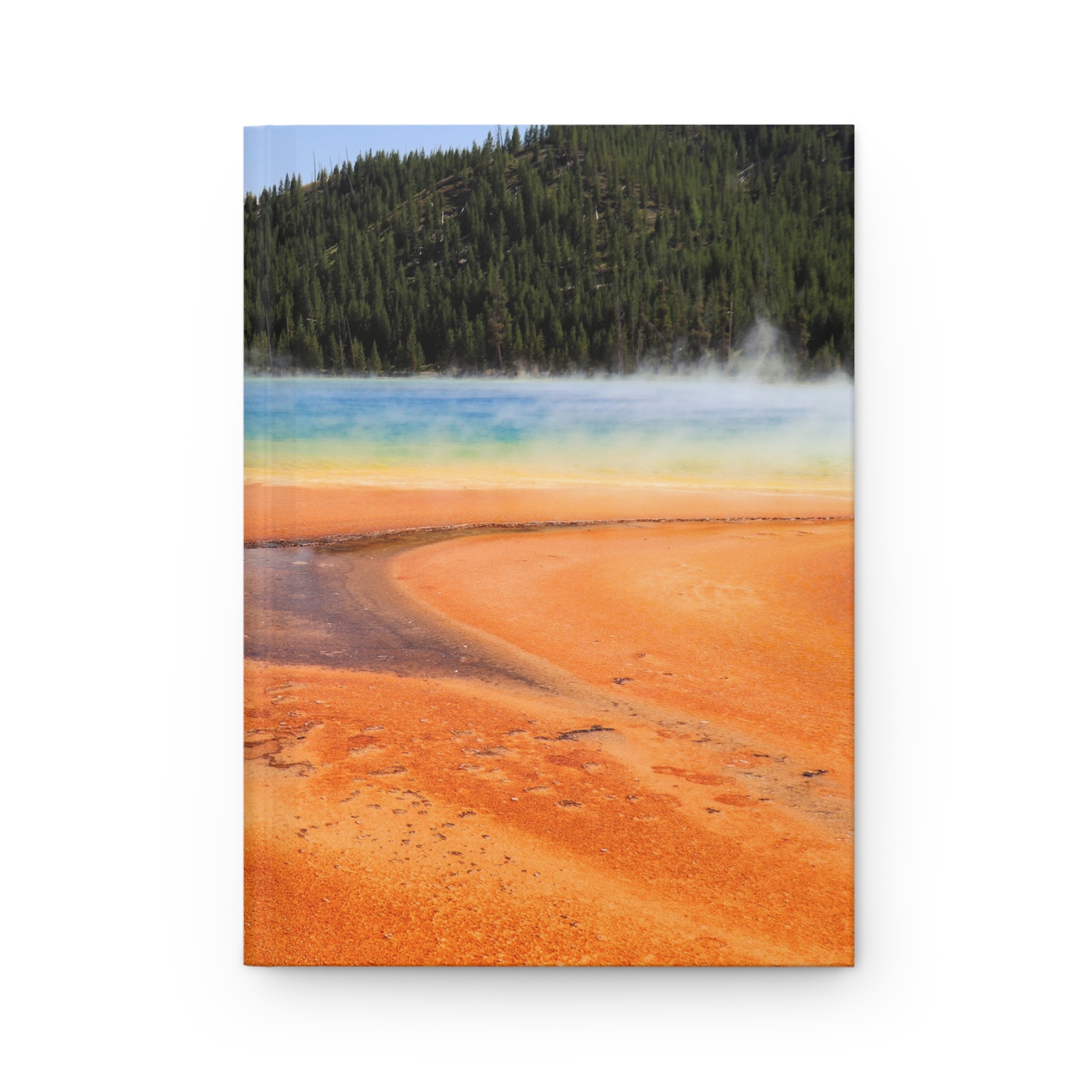 Grand Prismatic Spring at Yellowstone National Park Hardcover Journal, Travel Notebook with Vibrant Full-Color Print, Original Photography - Image 2