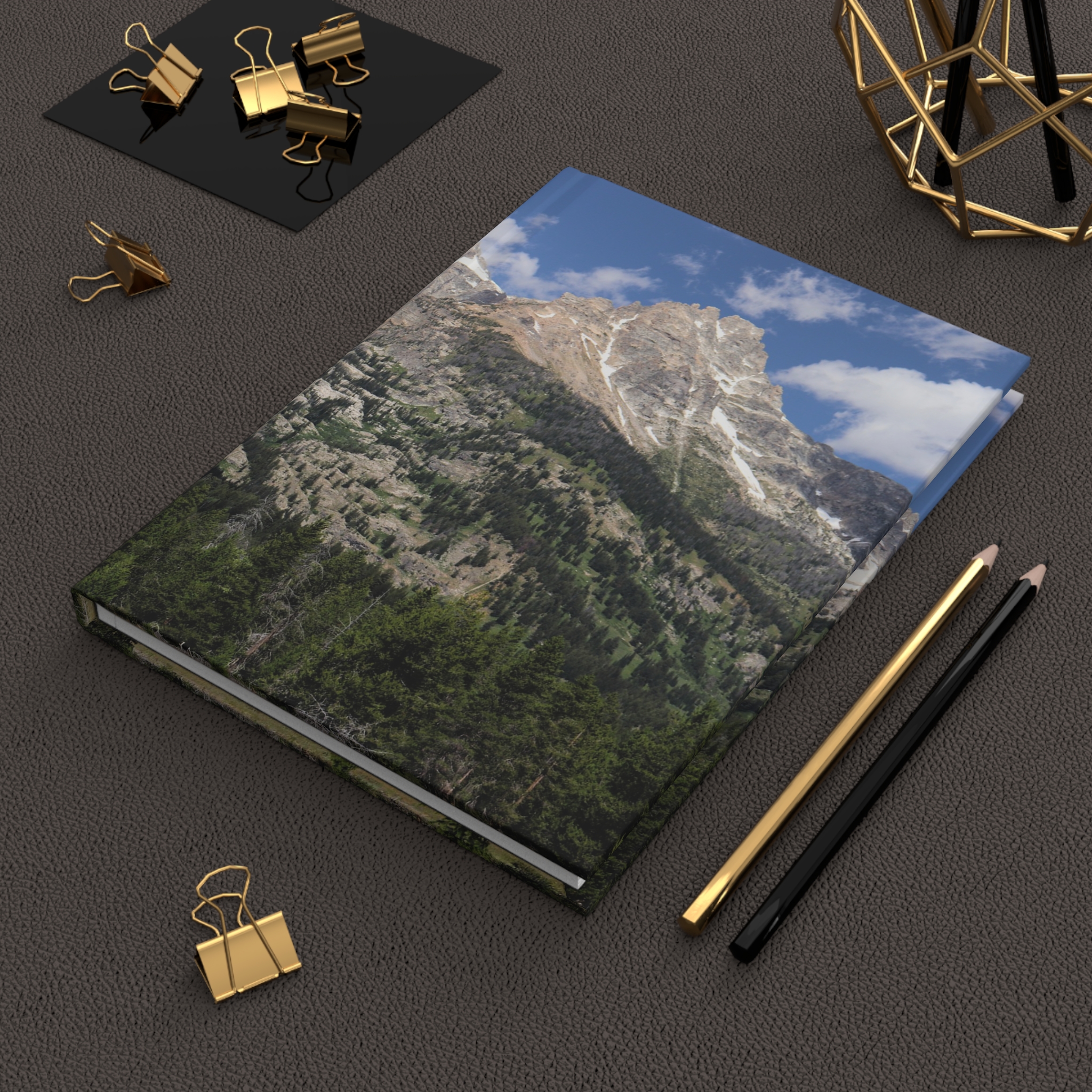 Grand Teton Mountains Hardcover Journal, Scenic National Park Travel Notebook with Premium Matte Cover and 150 Lined Pages, Original Photography - Image 6