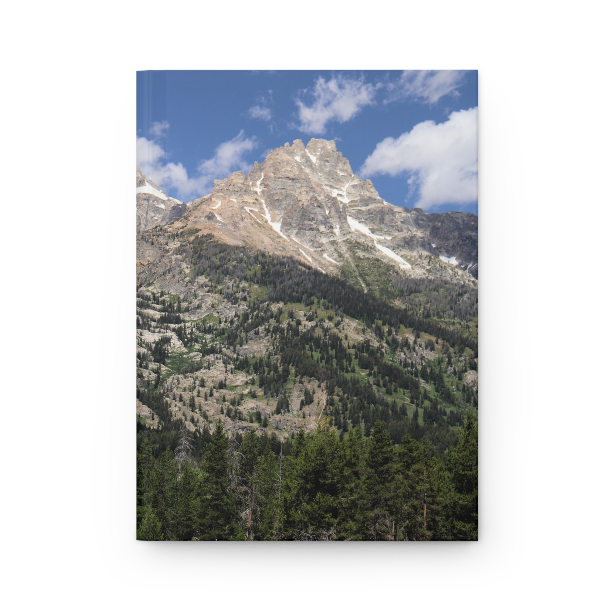 Grand Teton Mountains Hardcover Journal, Scenic National Park Travel Notebook with Premium Matte Cover and 150 Lined Pages, Original Photography - Image 2
