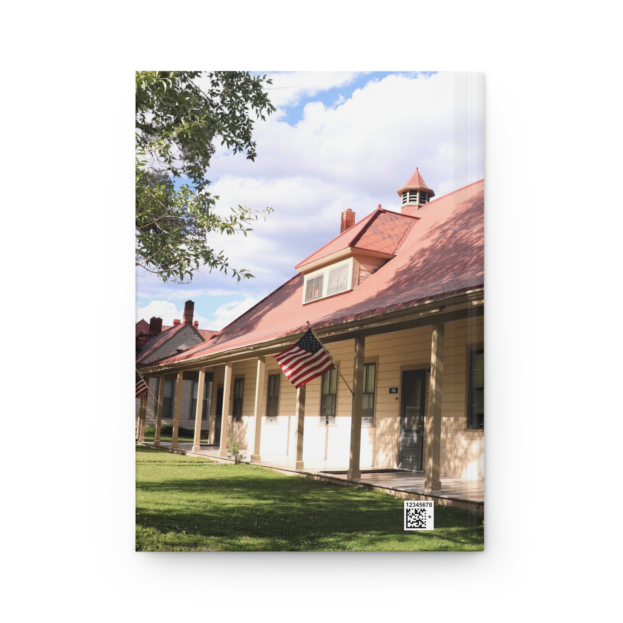 19th Century Building at Fort Yellowstone Hardcover Journal - Yellowstone National Park Inspired Travel Notebook with Premium Matte Cover - Image 3