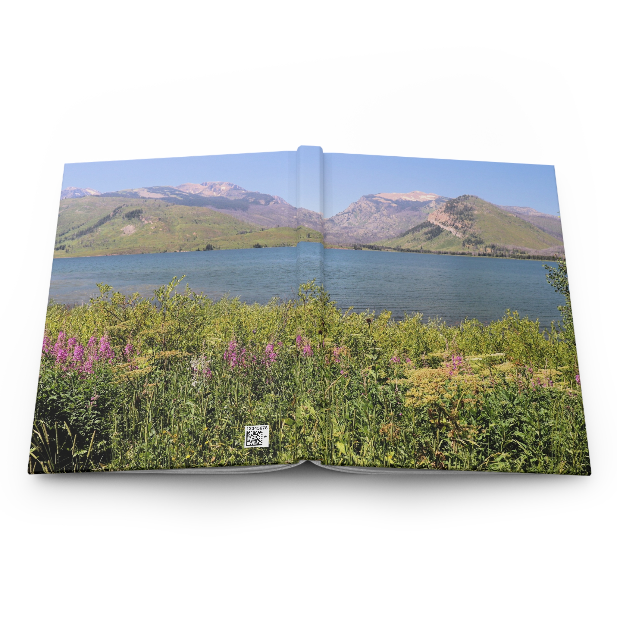 Jackson Lake and Teton Mountains Hardcover Journal Featuring Spring Wildflowers, Travel and Nature Inspired Writing Notebook, Grand Teton National Park, Original Photography - Image 5
