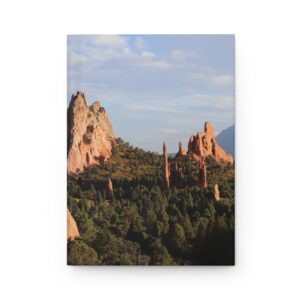 Garden of the Gods Colorado Springs Hardcover Journal with Unique Rock Formations - Travel and Nature Inspired