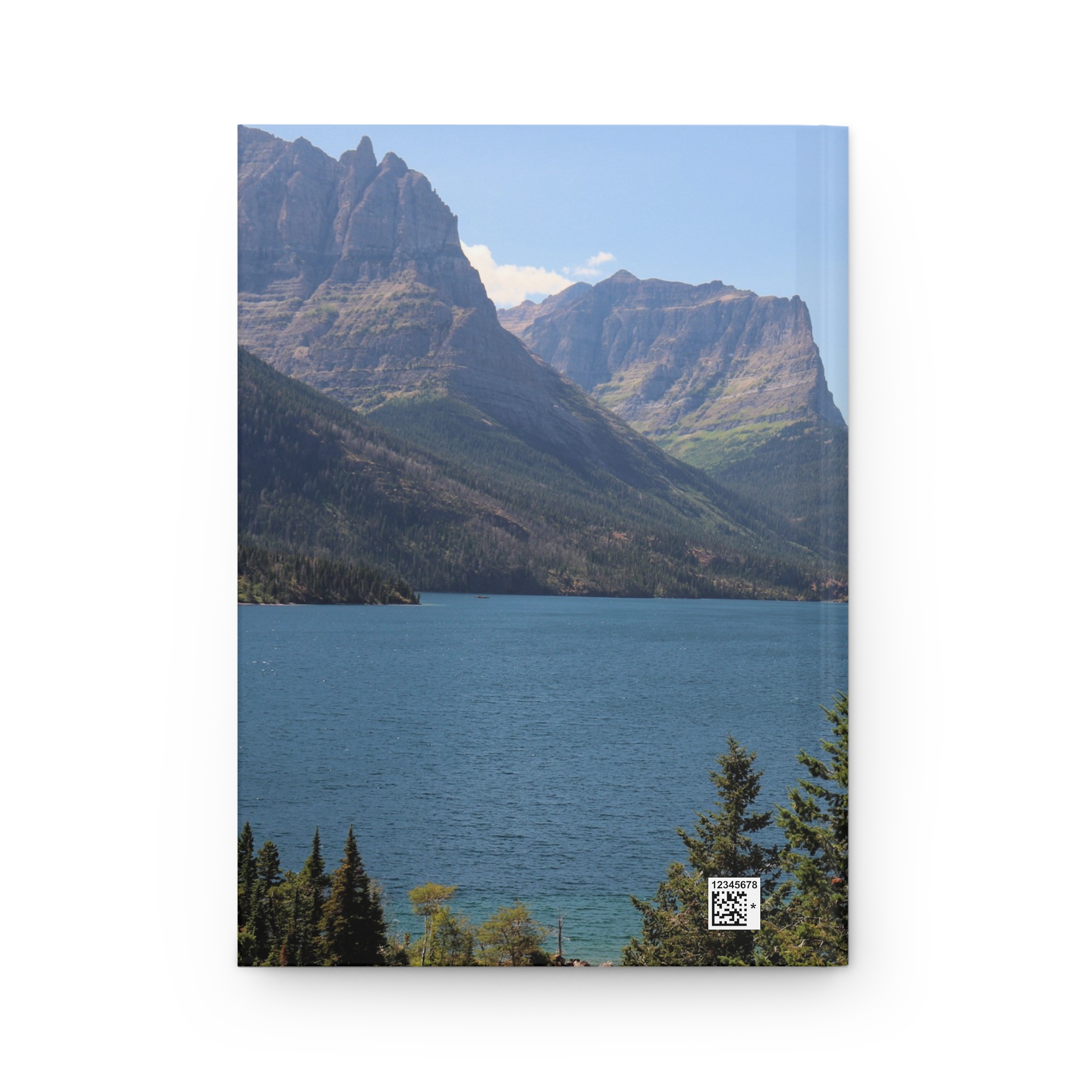 Saint Mary Lake at Glacier National Park Hardcover Journal with Matte Cover - Travel & Nature Notebook - Image 2