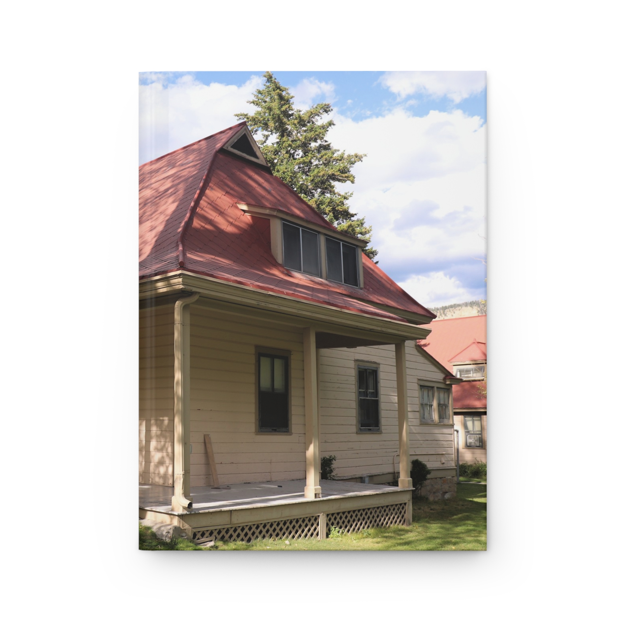 19th Century Building at Fort Yellowstone Hardcover Journal - Yellowstone National Park Inspired Travel Notebook with Premium Matte Cover - Image 2