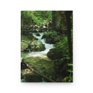 Mountain Stream Hardcover Journal, Cumberland Gap National Historical Park Travel Notebook with Matte Hardcover, Original Photography