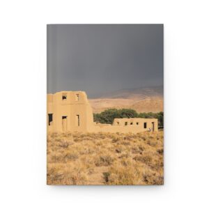 Fort Churchill Nevada Hardcover Journal Featuring Dramatic Storm Clouds Photography for Travel and Nature Lovers