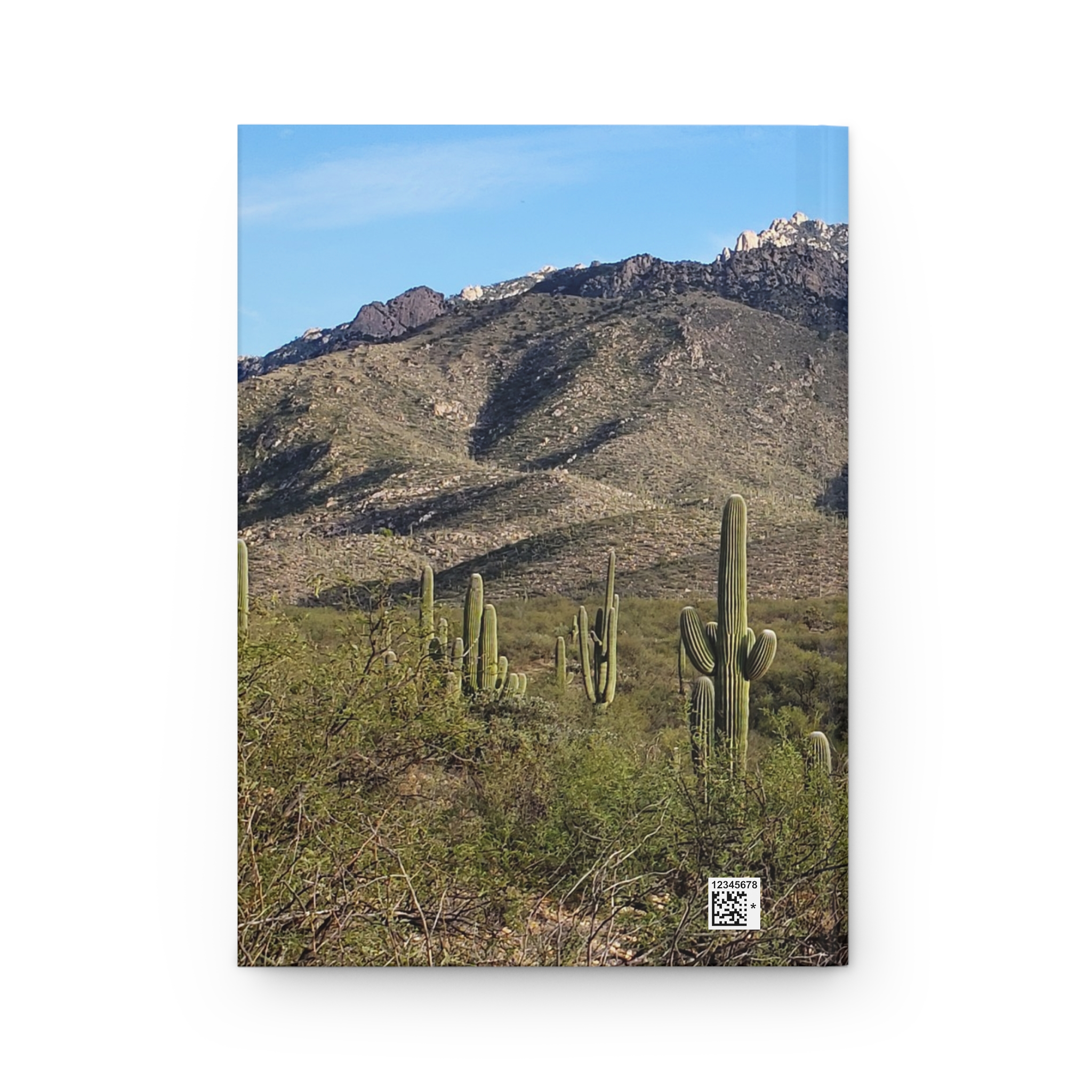 Saguaro Cacti at Catalina State Park Tucson Hardcover Journal with Matte Cover and Lined Pages - Image 2