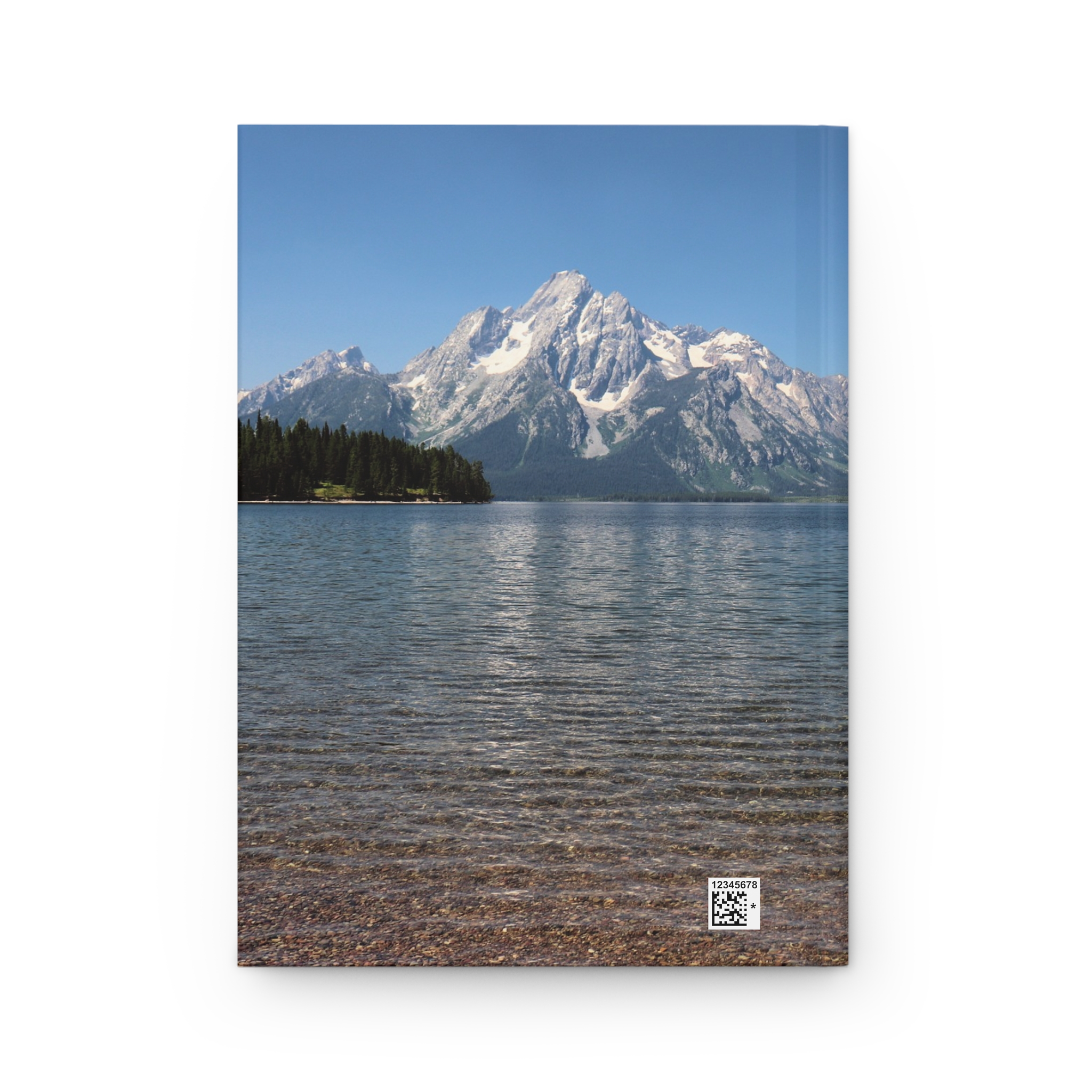 Jackson Lake and the Teton Mountains Hardcover Journal, Grand Teton National Park Travel Notebook with Matte Hardcover, Original Photography - Image 3