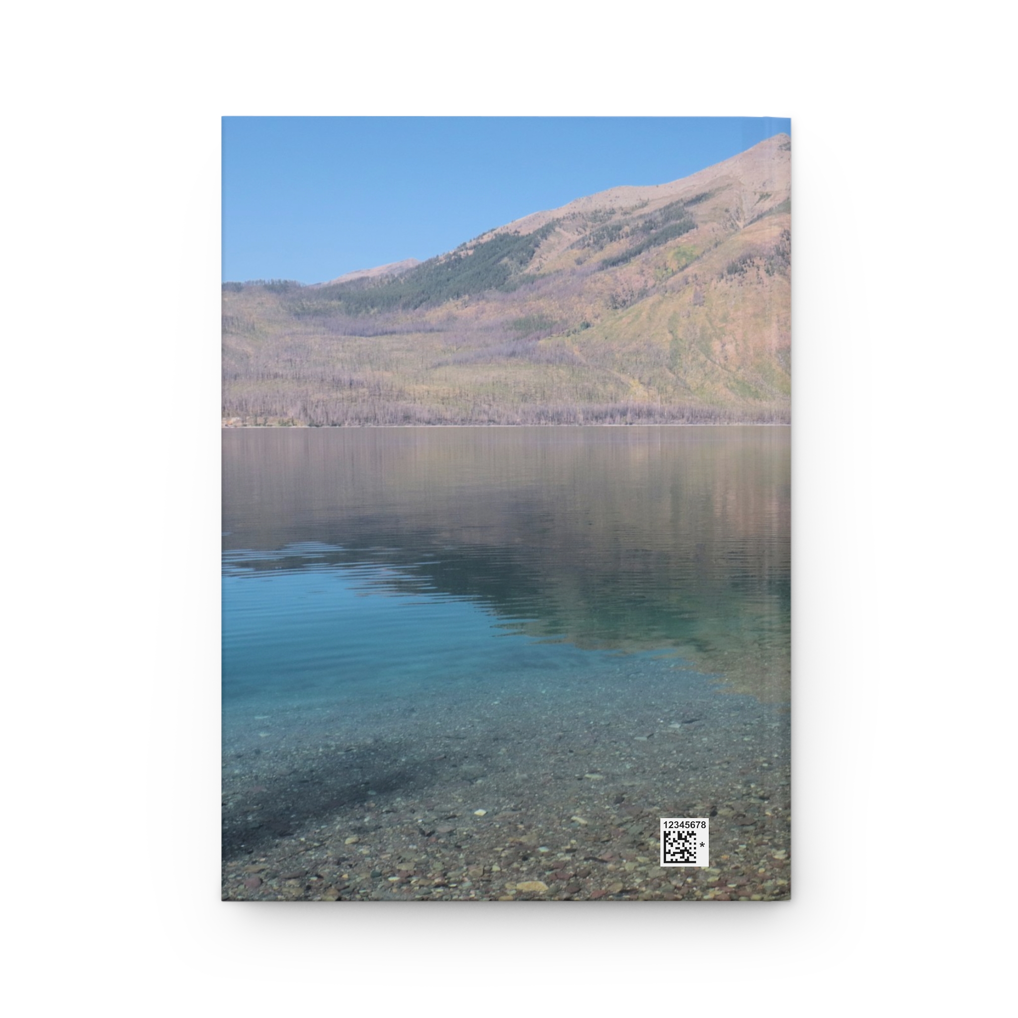 Lake McDonald Reflection at Glacier National Park Hardcover Journal – Travel Notebook with Matte Cover - Image 2