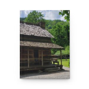 Mountain Farmhouse in Cherokee North Carolina Hardcover Journal - Travel Notebook with Lined Pages