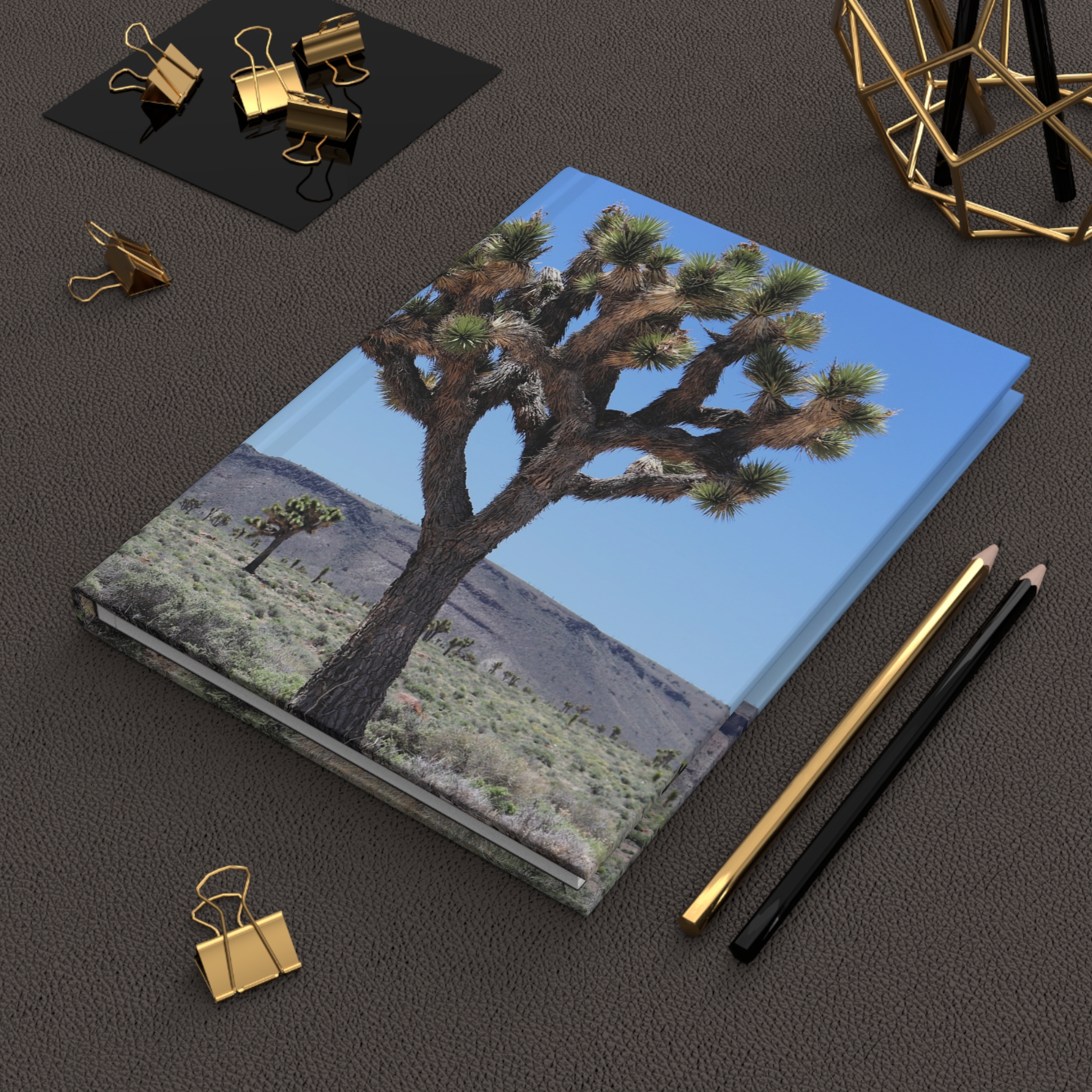 Single Joshua Tree Hardcover Journal Featuring Western Nevada Desert Photography - Travel and Nature Notebook - Image 6
