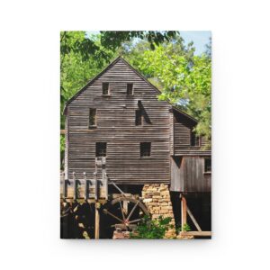 Yates Mill in Raleigh North Carolina Hardcover Journal - Travel and Nature Inspired Notebook with Matte Cover
