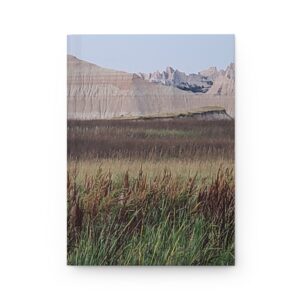 Sandstone Buttes at Badlands National Park Hardcover Journal with Lined Pages, Travel & Nature Notebook, Original Photography