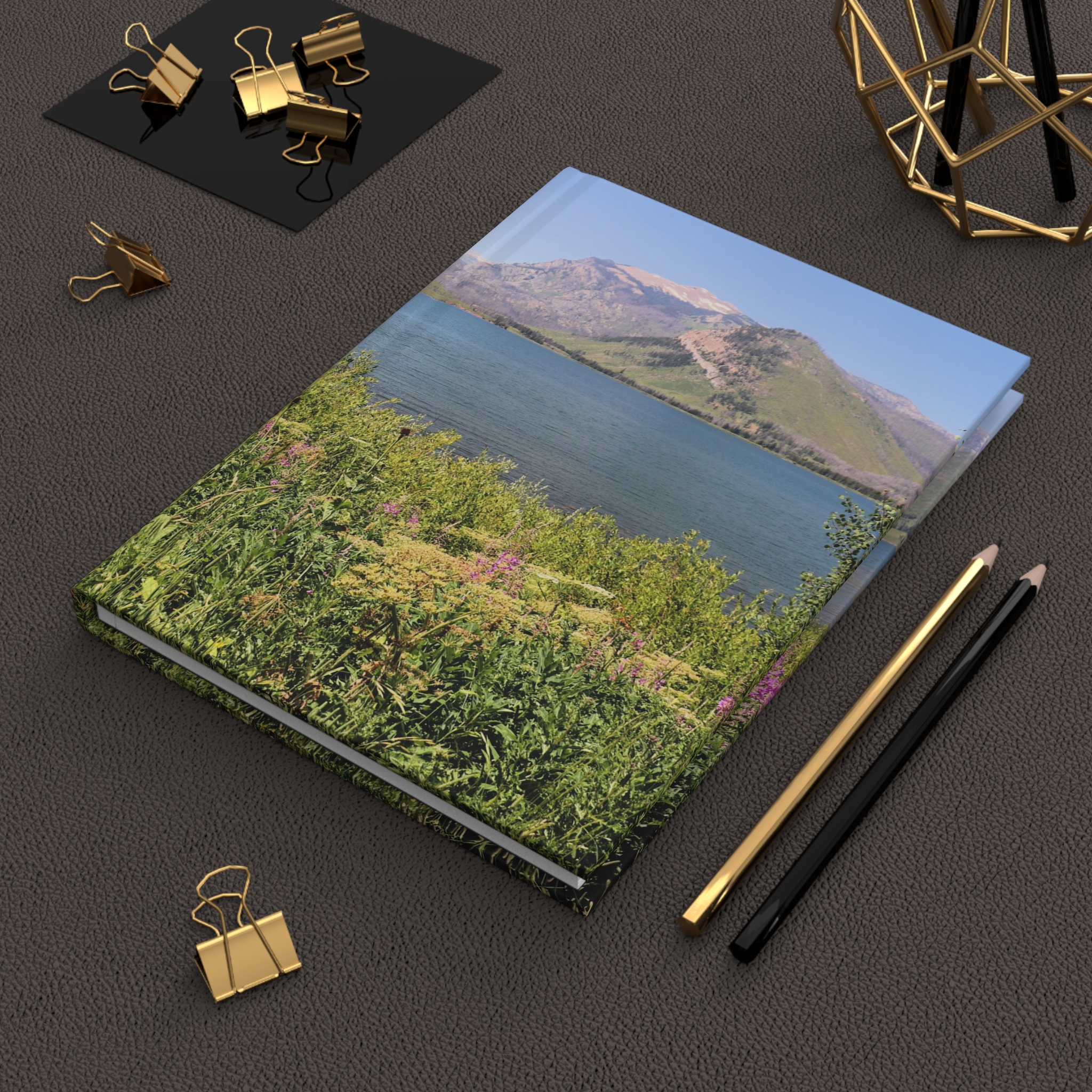 Jackson Lake and Teton Mountains Hardcover Journal Featuring Spring Wildflowers, Travel and Nature Inspired Writing Notebook, Grand Teton National Park, Original Photography - Image 6