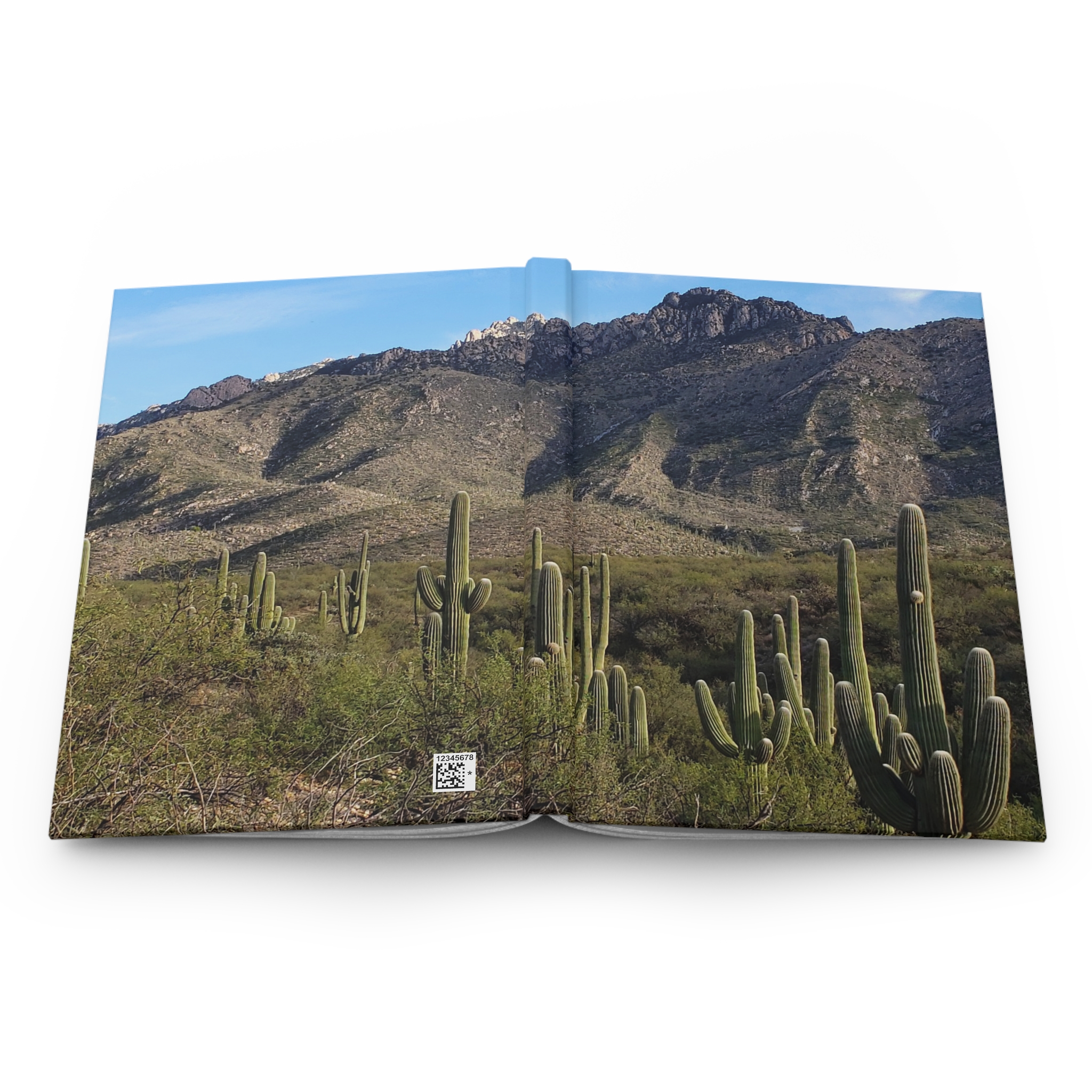 Saguaro Cacti at Catalina State Park Tucson Hardcover Journal with Matte Cover and Lined Pages - Image 5