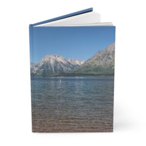 Jackson Lake and the Teton Mountains Hardcover Journal, Grand Teton National Park Travel Notebook with Matte Hardcover, Original Photography