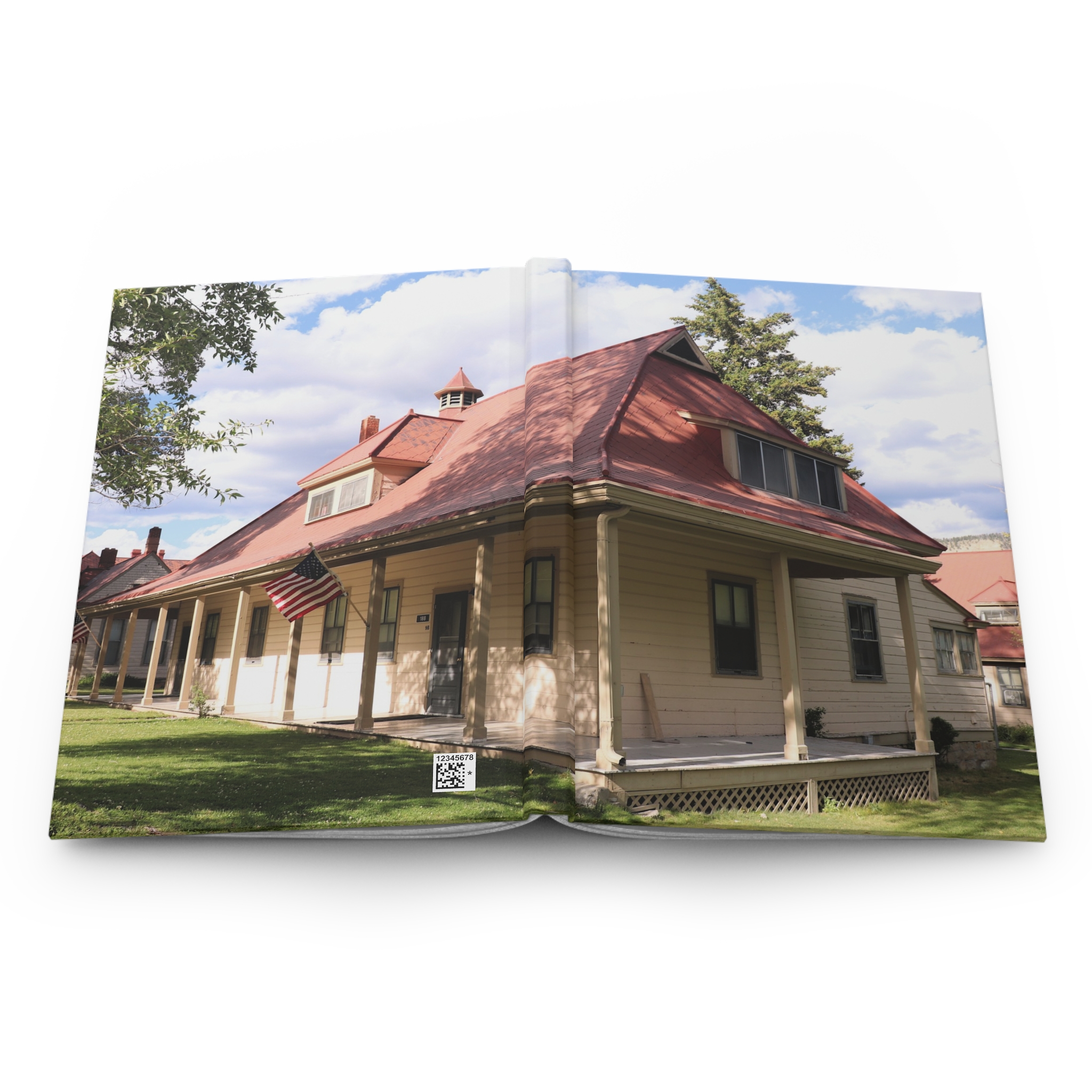 19th Century Building at Fort Yellowstone Hardcover Journal - Yellowstone National Park Inspired Travel Notebook with Premium Matte Cover - Image 5