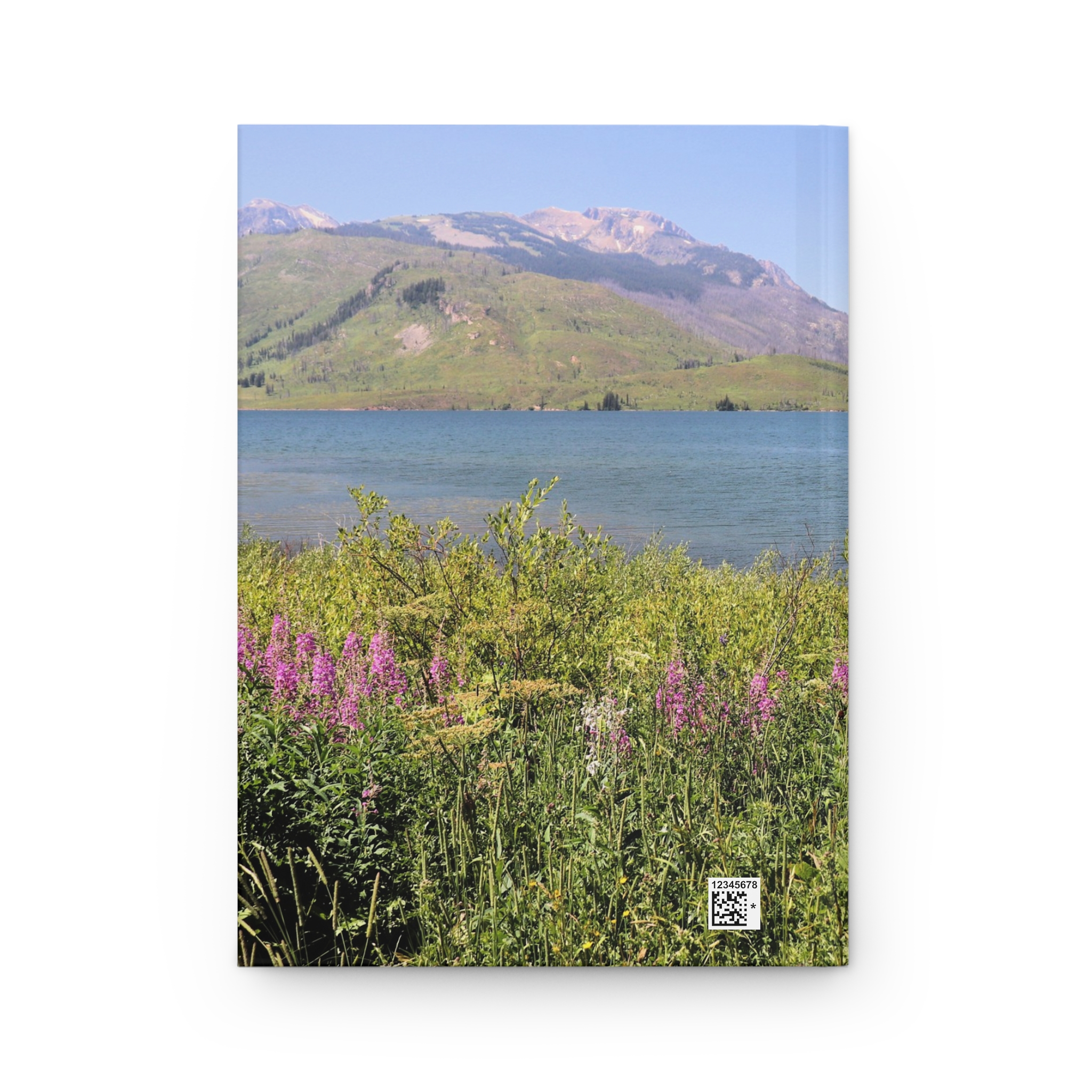 Jackson Lake and Teton Mountains Hardcover Journal Featuring Spring Wildflowers, Travel and Nature Inspired Writing Notebook, Grand Teton National Park, Original Photography - Image 3