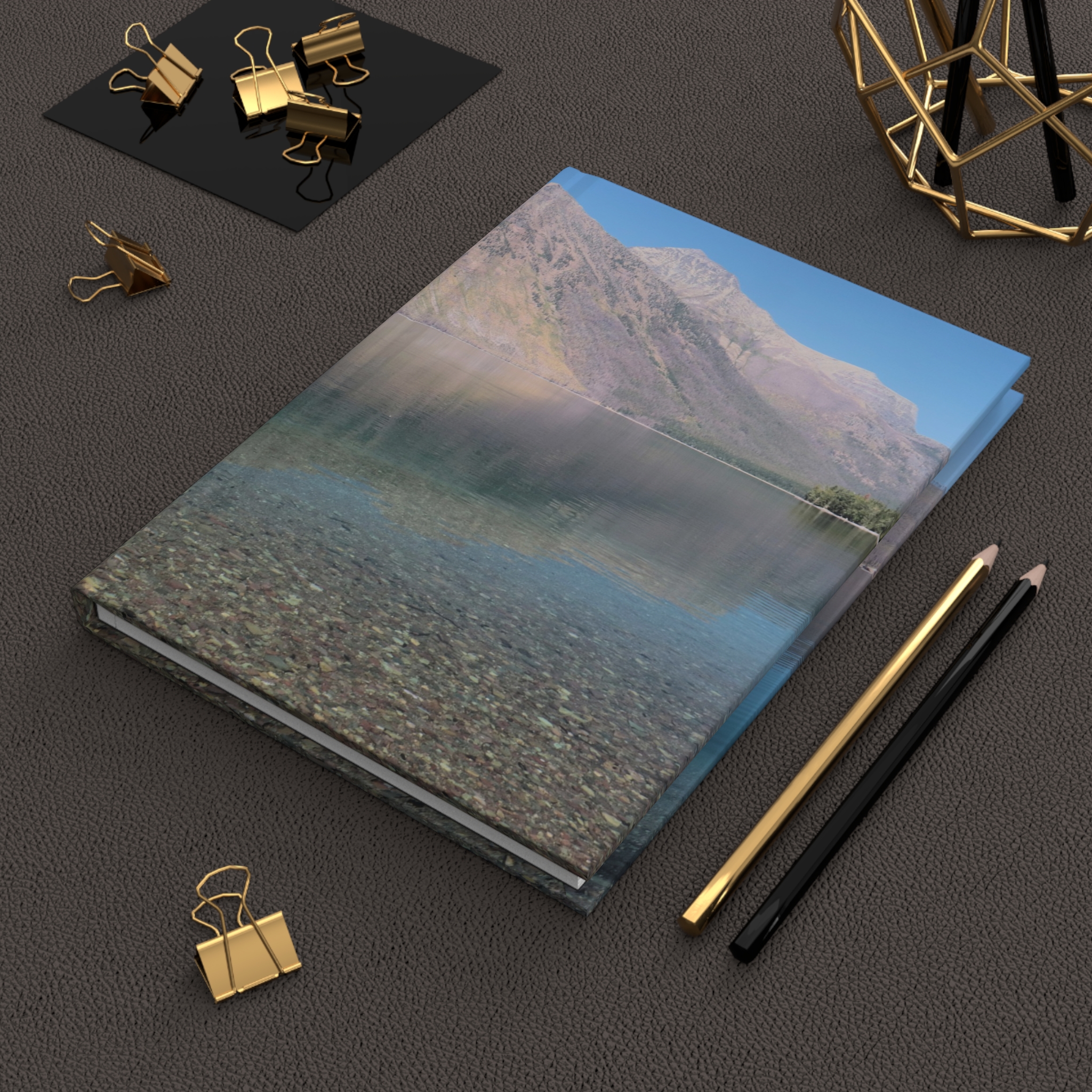 Lake McDonald Reflection at Glacier National Park Hardcover Journal – Travel Notebook with Matte Cover - Image 6