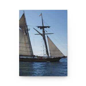 Schooner on Lake Huron Hardcover Journal with Matte Cover - Travel, Nature, and Reflection