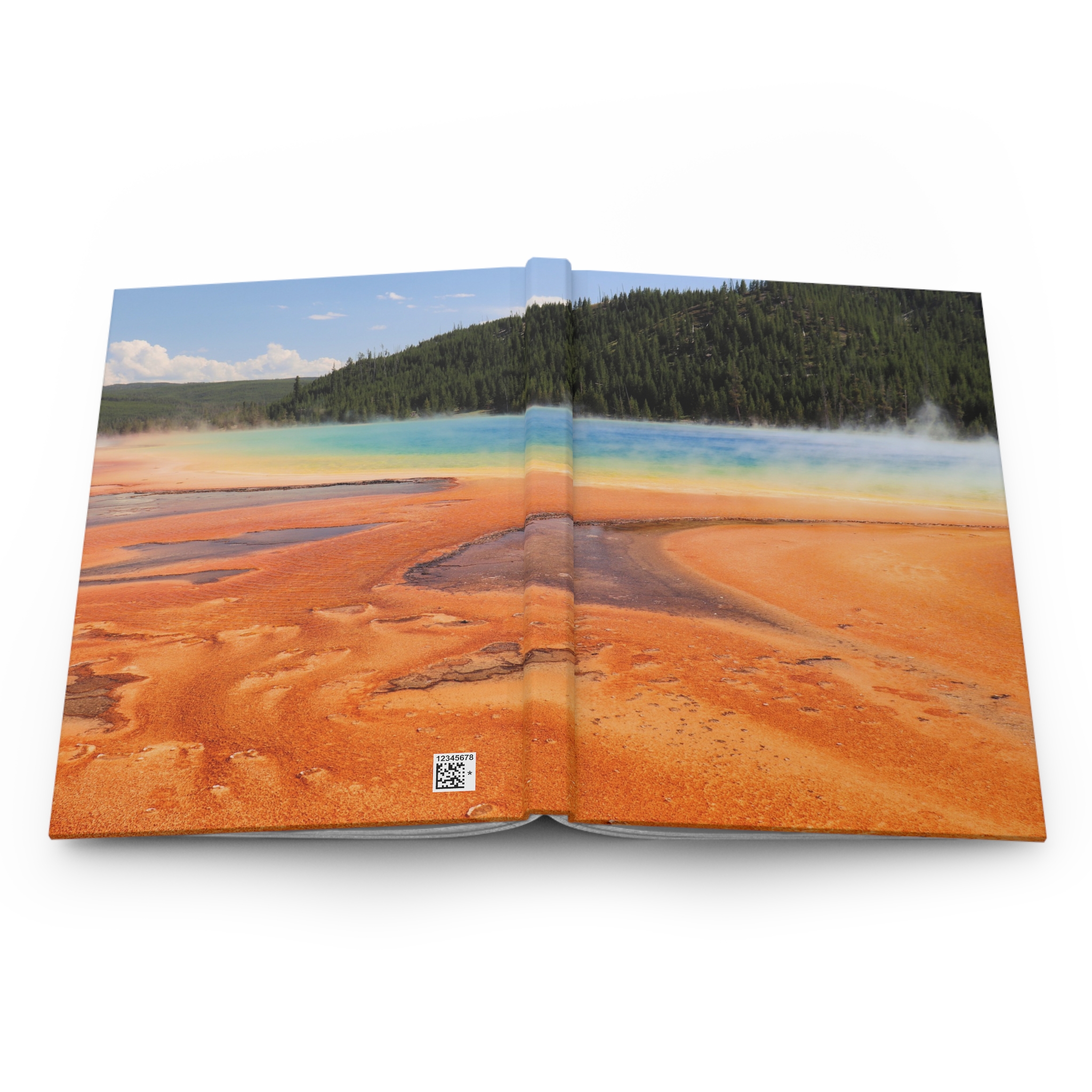Grand Prismatic Spring at Yellowstone National Park Hardcover Journal, Travel Notebook with Vibrant Full-Color Print, Original Photography - Image 5