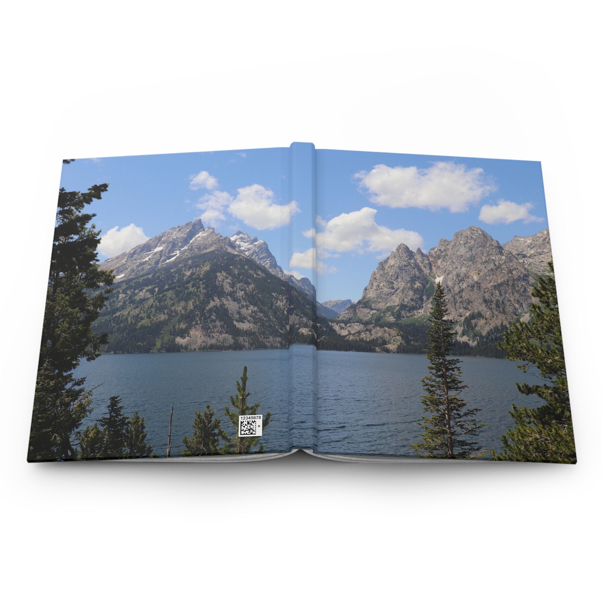 Jenny Lake and Mountains Hardcover Journal, Grand Teton National Park Inspired Travel and Nature Notebook, Original Photography - Image 5