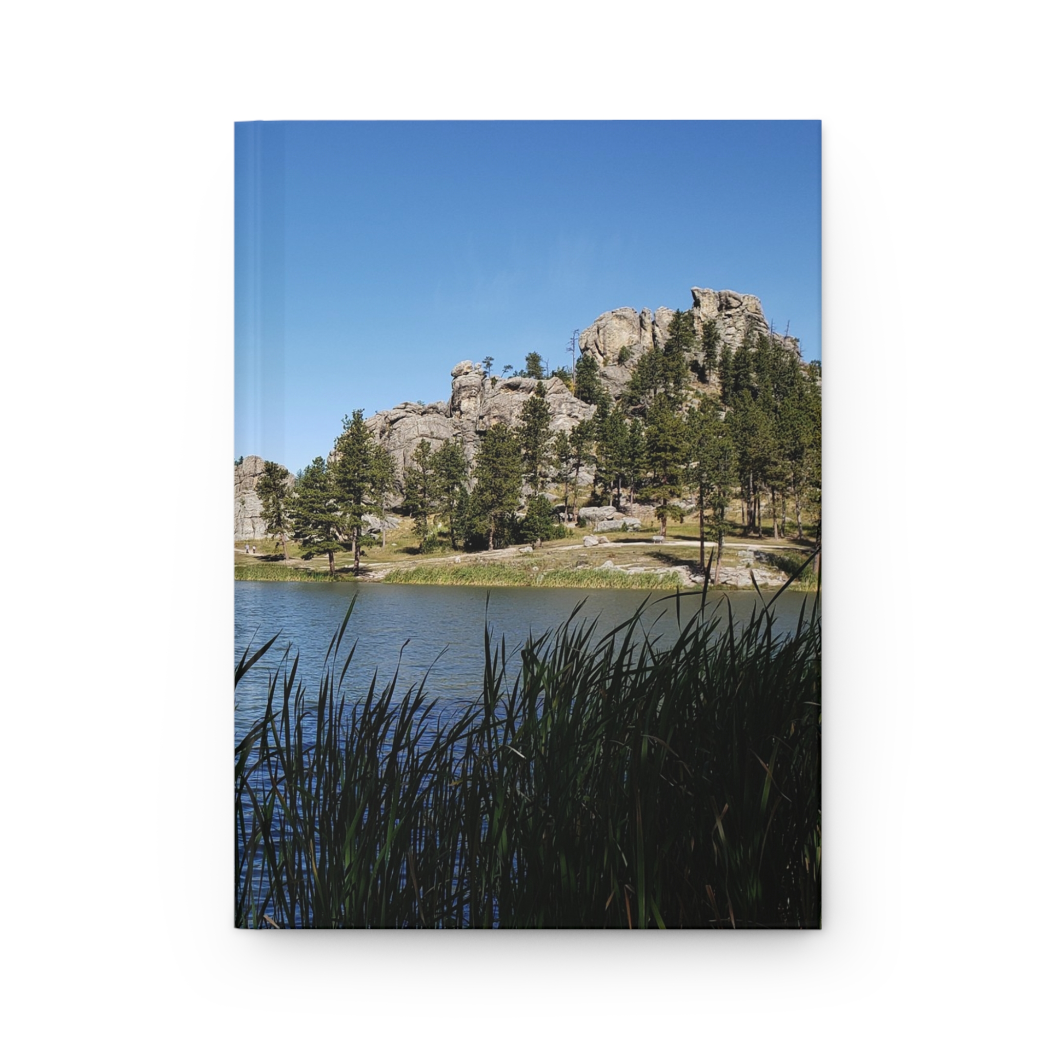 Sylvan Lake at Custer State Park South Dakota Hardcover Journal with Matte Cover and Lined Pages, Original Photography