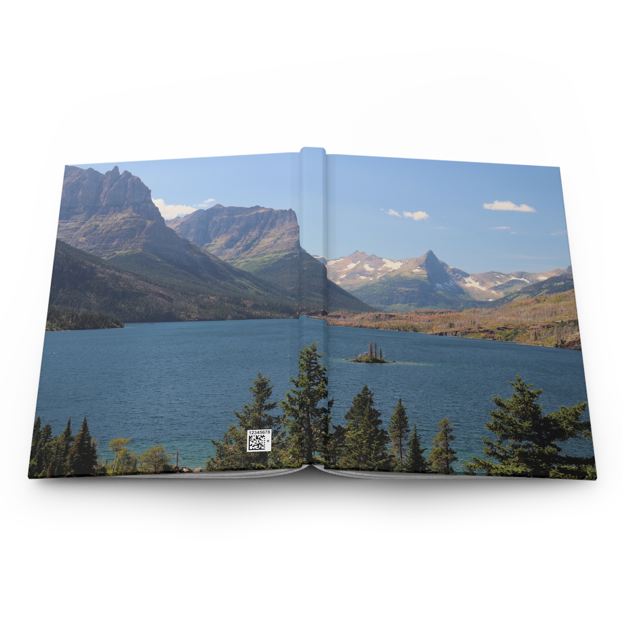Saint Mary Lake at Glacier National Park Hardcover Journal with Matte Cover - Travel & Nature Notebook - Image 5