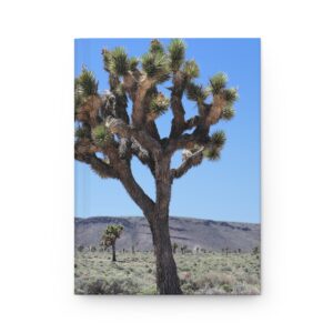 Single Joshua Tree Hardcover Journal Featuring Western Nevada Desert Photography - Travel and Nature Notebook