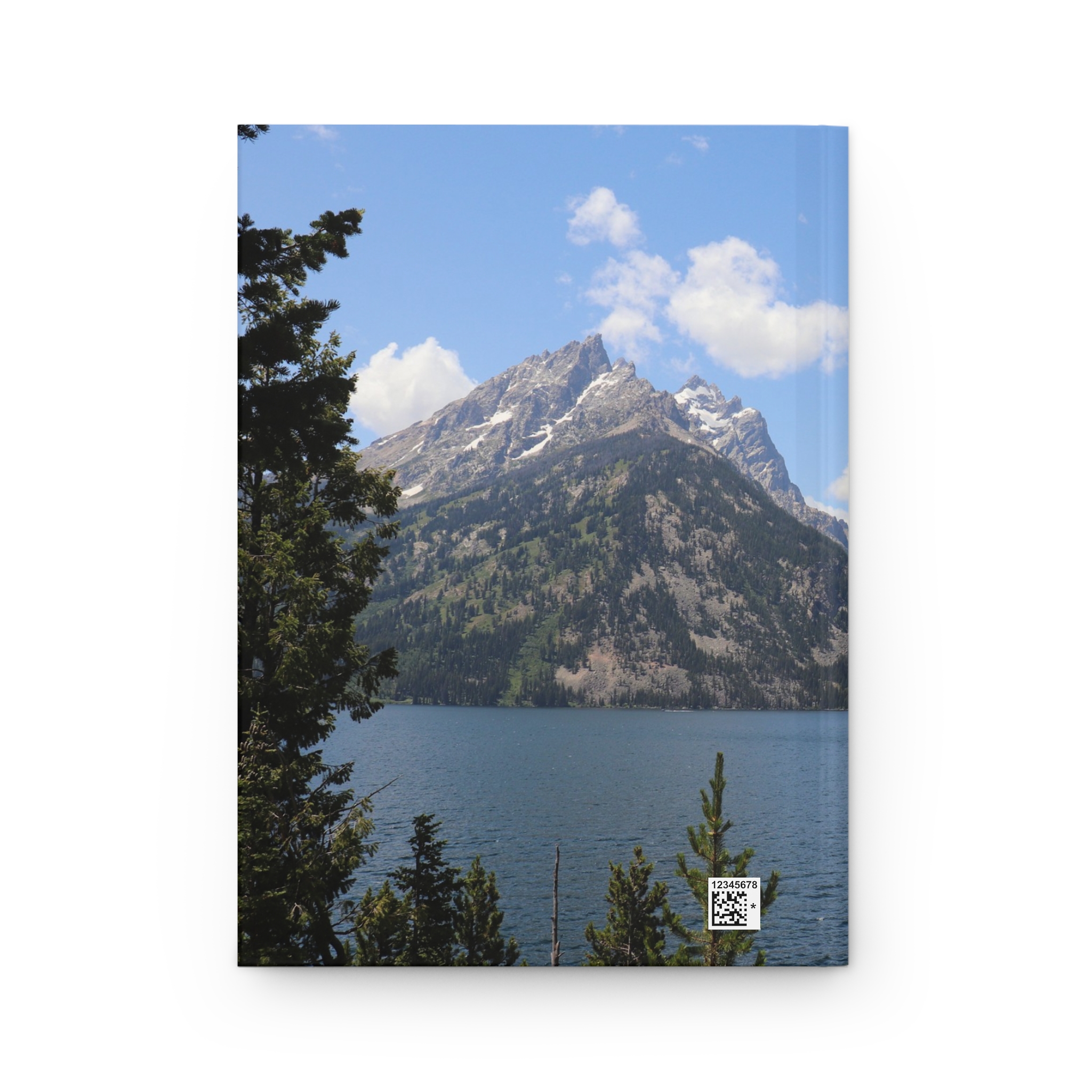 Jenny Lake and Mountains Hardcover Journal, Grand Teton National Park Inspired Travel and Nature Notebook, Original Photography - Image 3