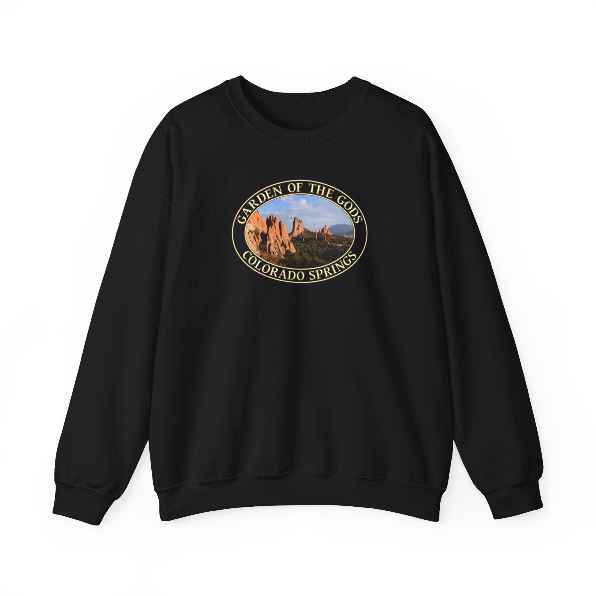 GentleSeas Unique Rock Formations Crewneck Sweatshirt - Garden of the Gods Colorado Springs Scenic Photography - Image 7