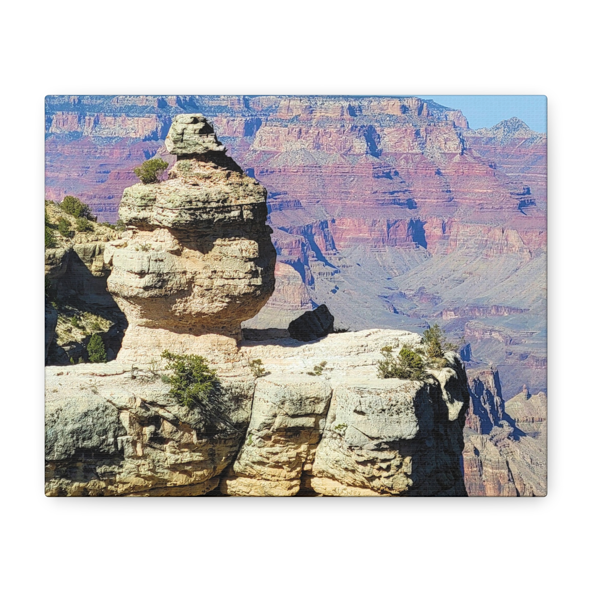 Duck Rock at Grand Canyon National Park – Wrapped Canvas Wall Art | Grand Canyon Landscape | Arizona National Park Nature Decor