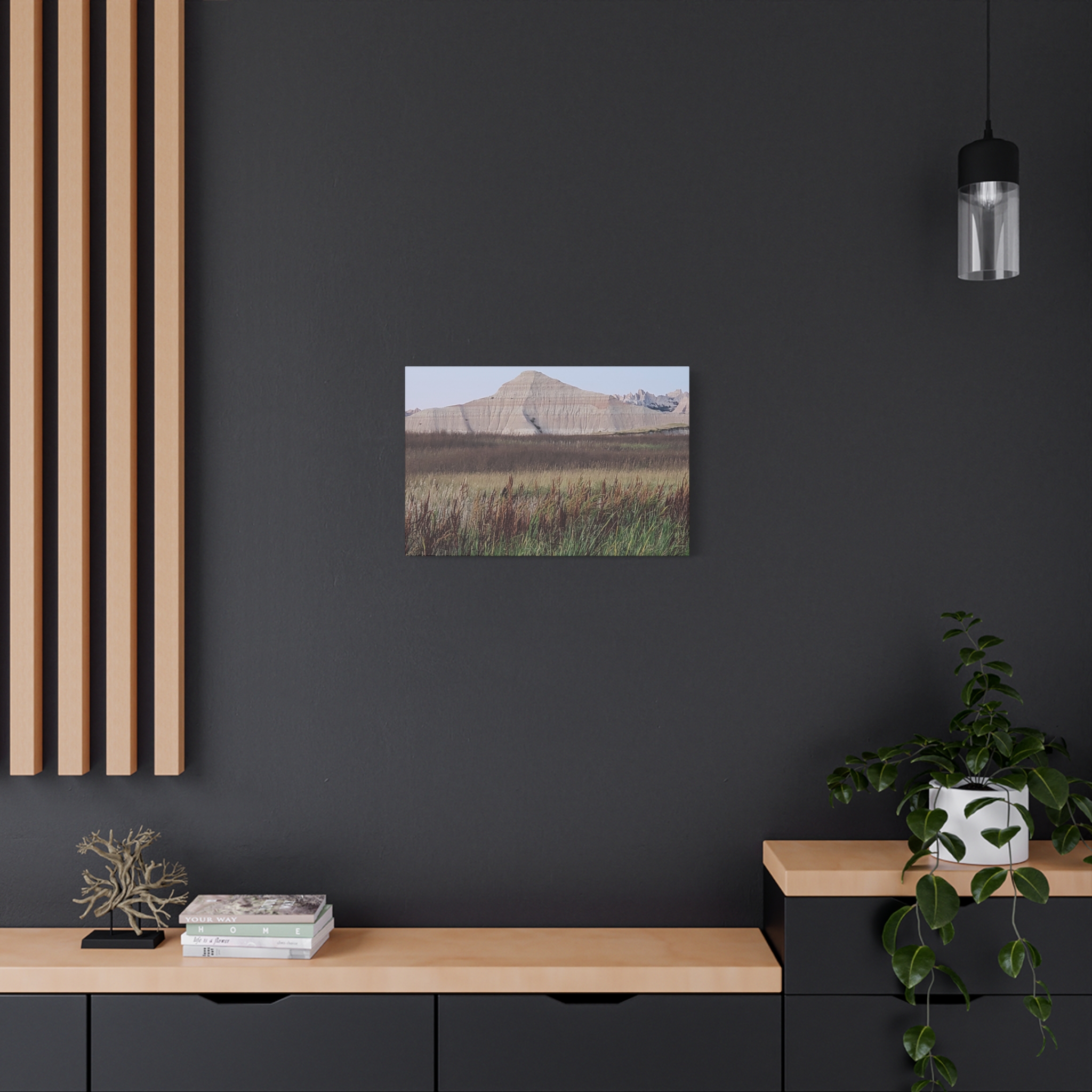Badlands National Park South Dakota Wrapped Canvas Wall Art | Reeds, Prairie Grass, and Buttes Scenic Landscape Photography | Rustic Western Nature Décor - Image 16